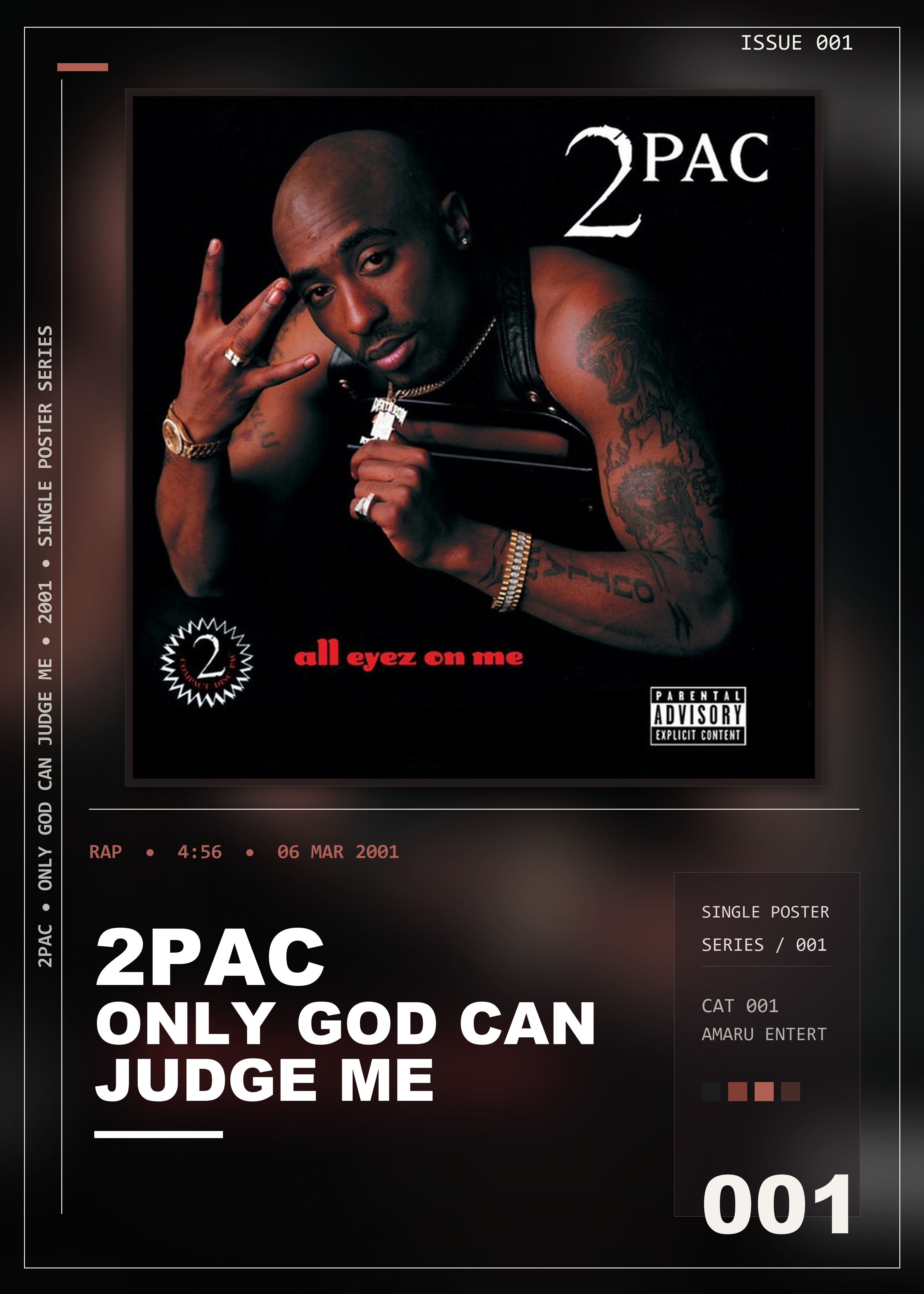Music poster: 2Pac - Only God Can Judge Me