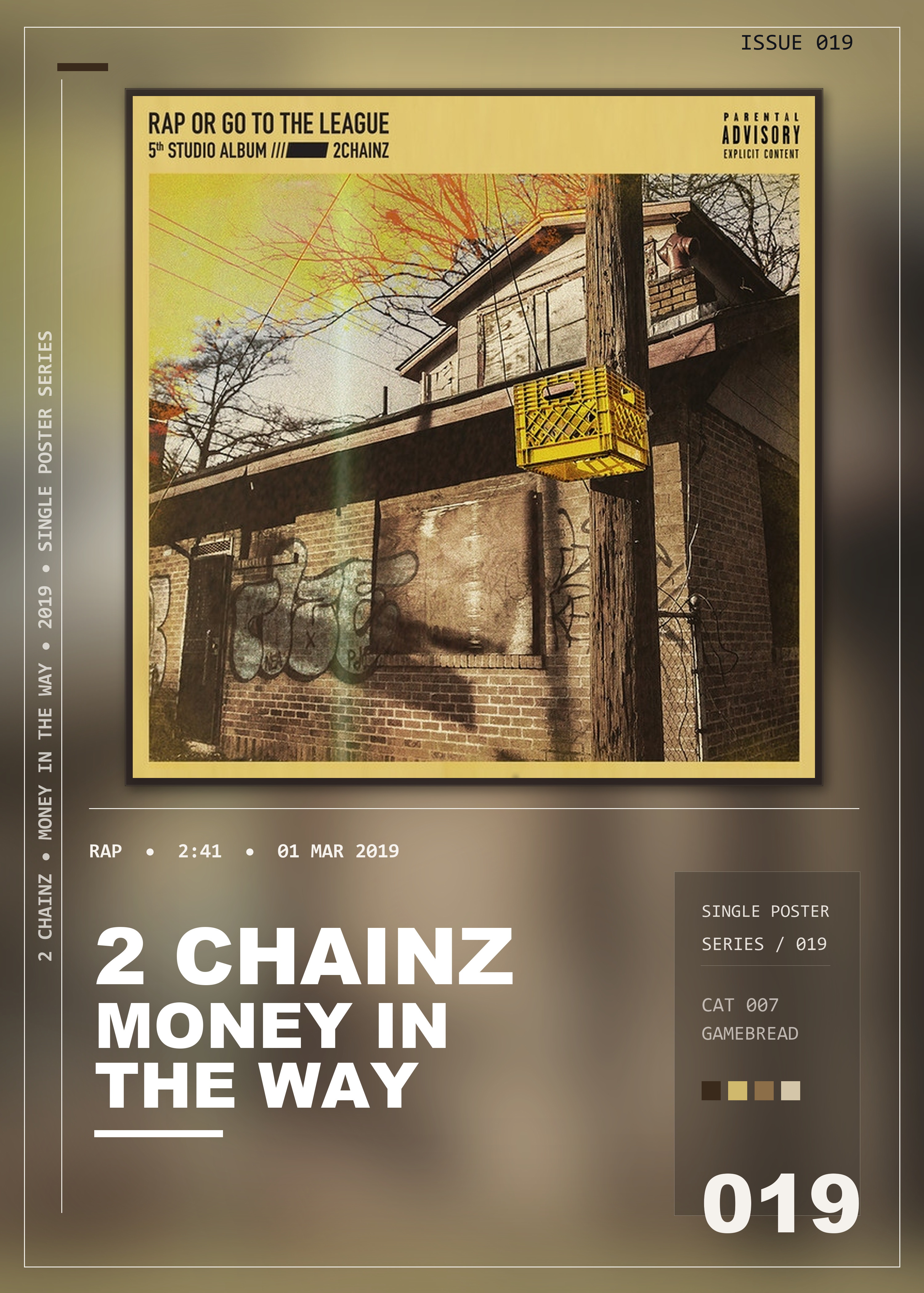 Music poster: 2 Chainz - Money In The Way