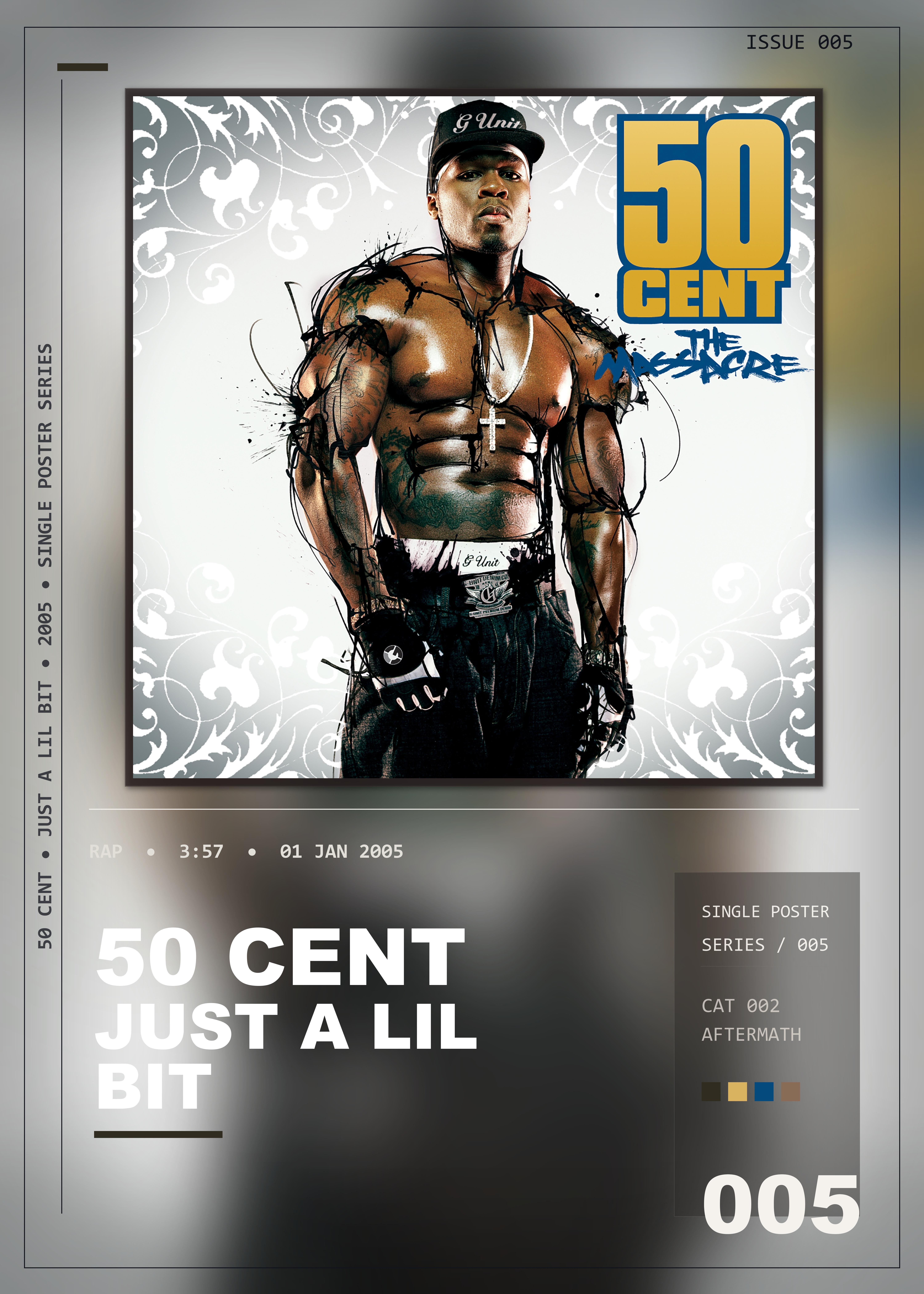 Music poster: 50 Cent - Just A Lil Bit