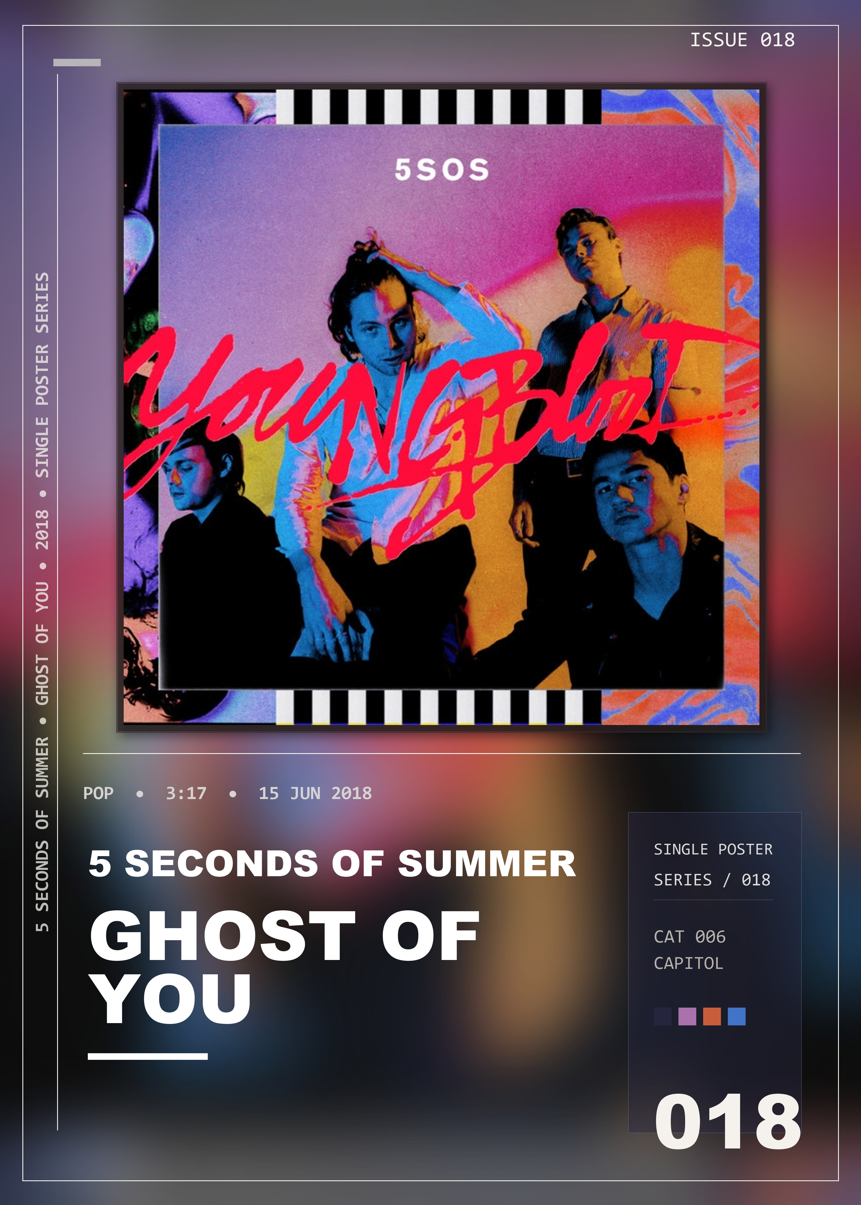 Music poster: 5 Seconds of Summer - Ghost Of You