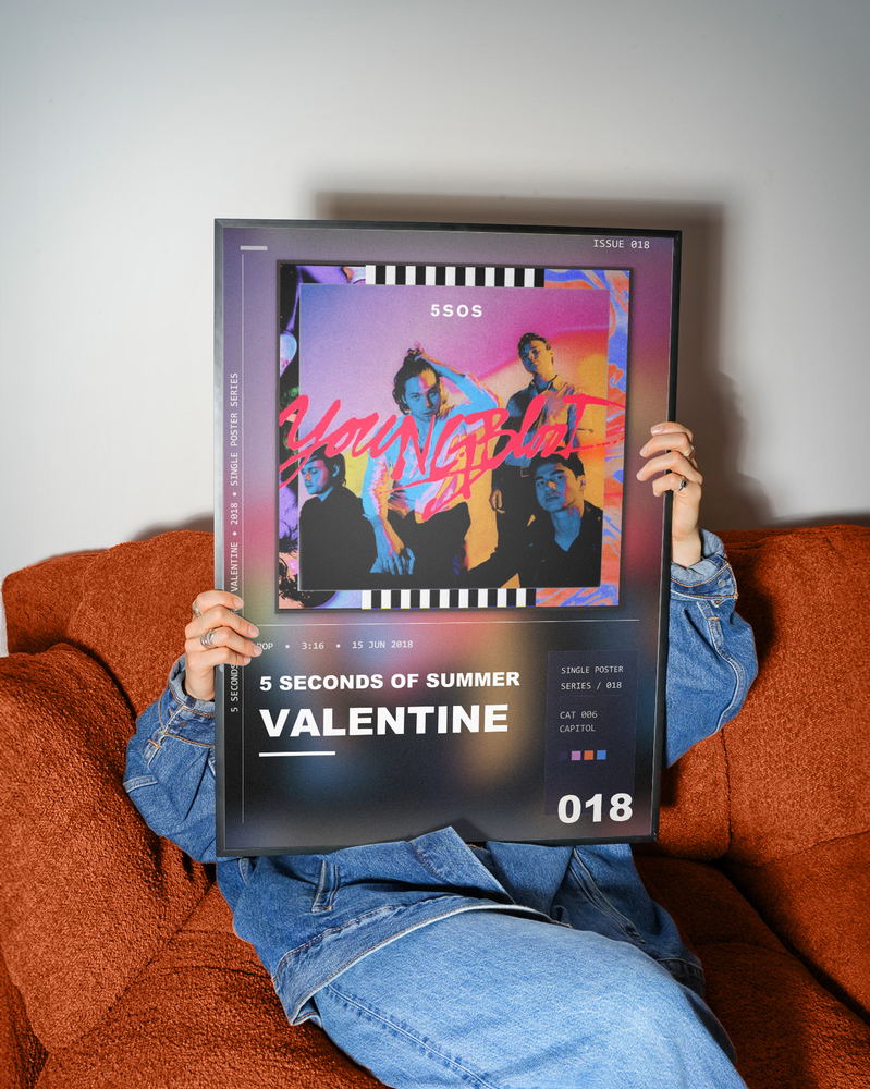 Music poster: 5 Seconds of Summer - Valentine