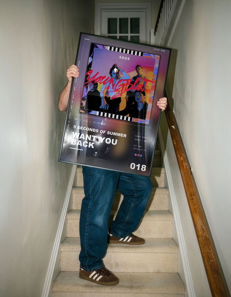 Music poster: 5 Seconds of Summer - Want You Back