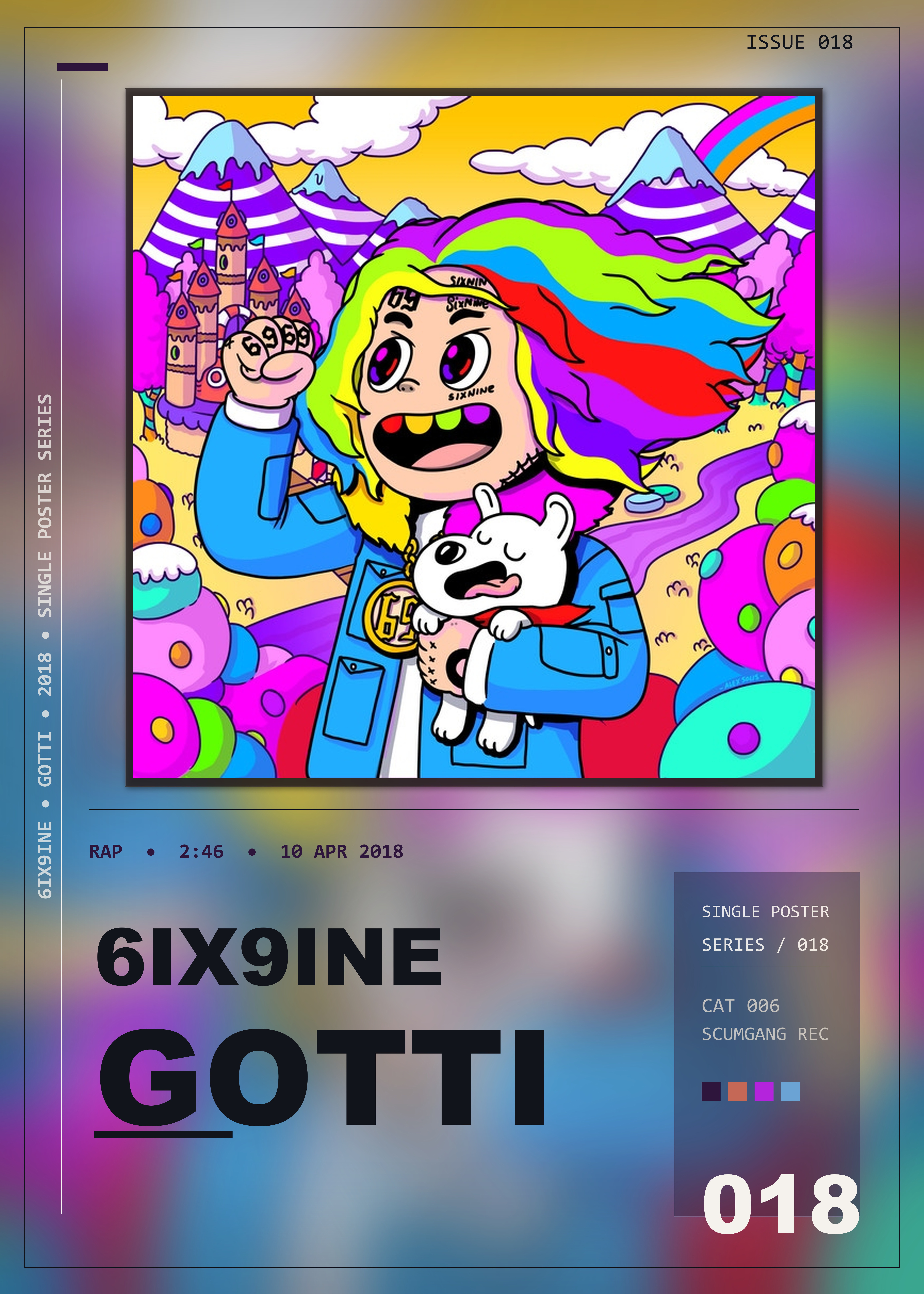 Music poster: 6ix9ine - GOTTI