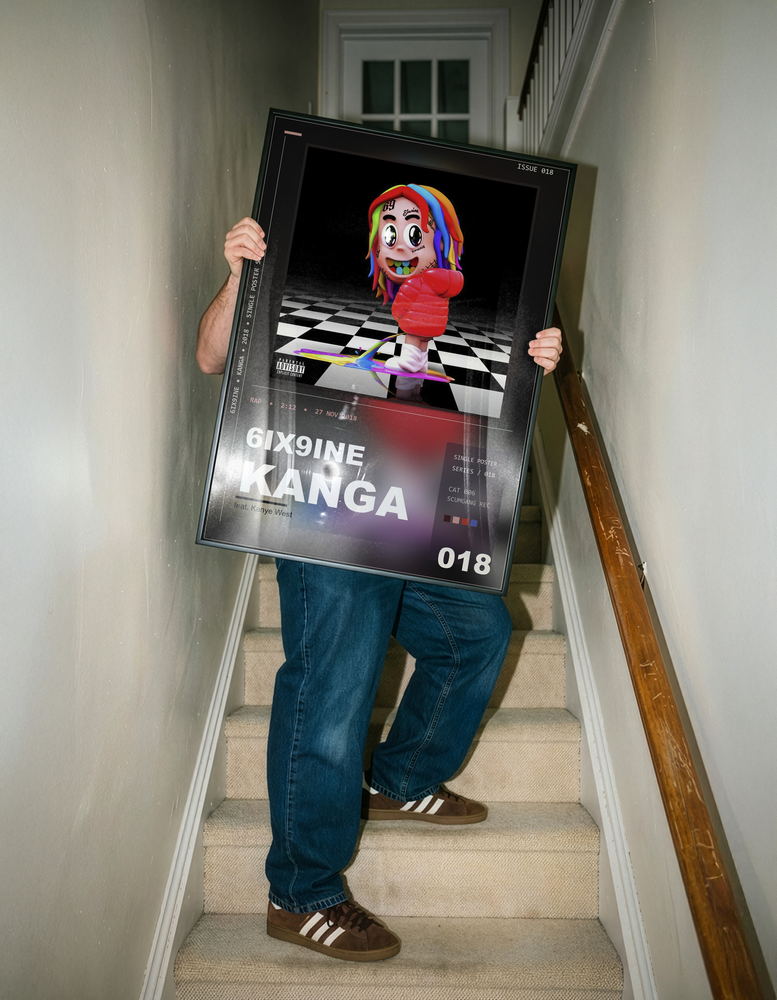 Music poster: 6ix9ine - KANGA feat Kanye West