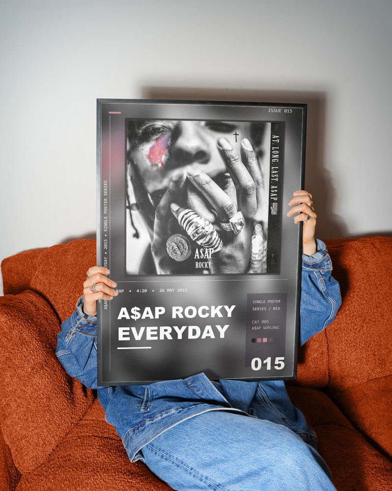 Music poster: AAP Rocky - Everyday