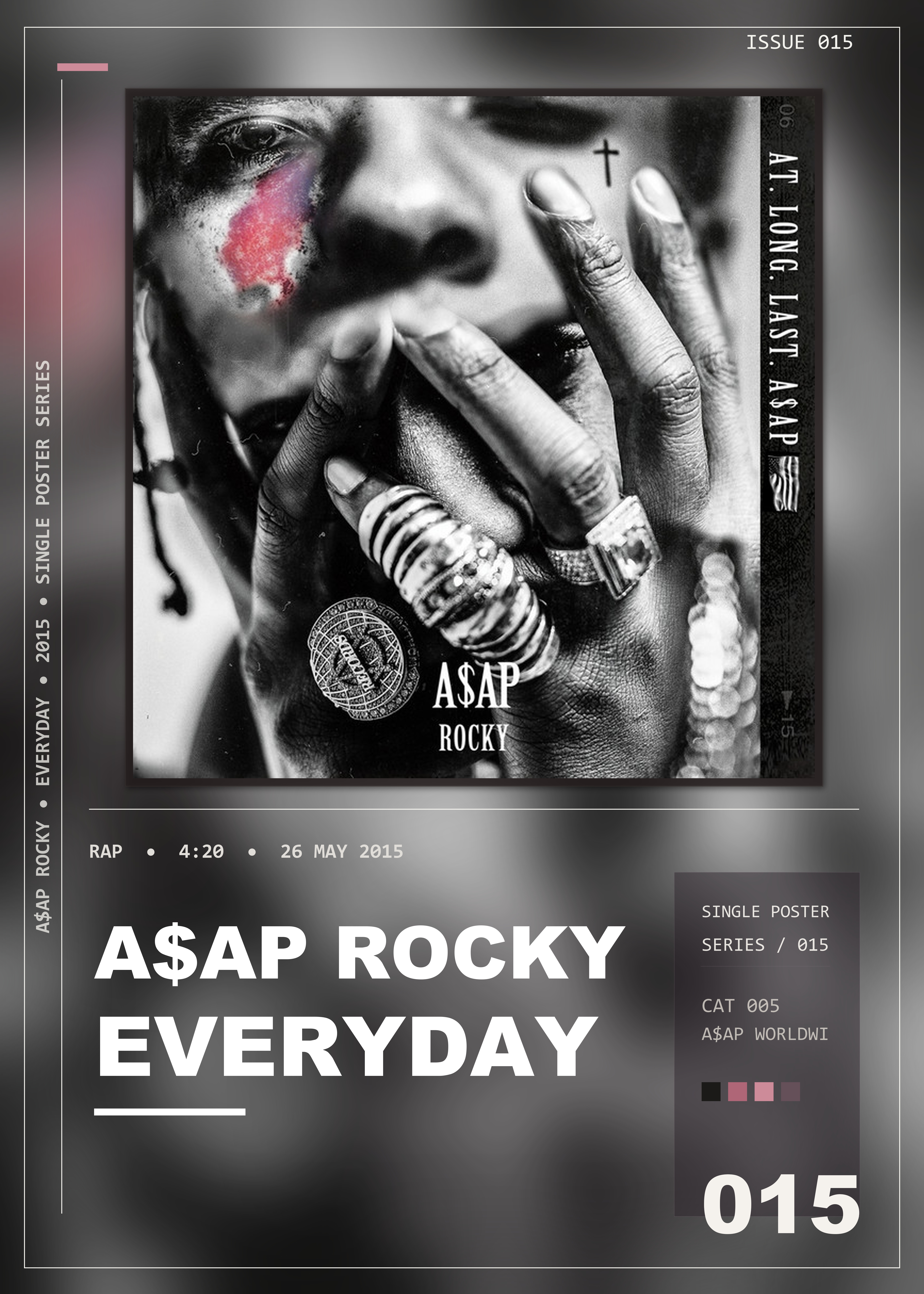 Music poster: AAP Rocky - Everyday