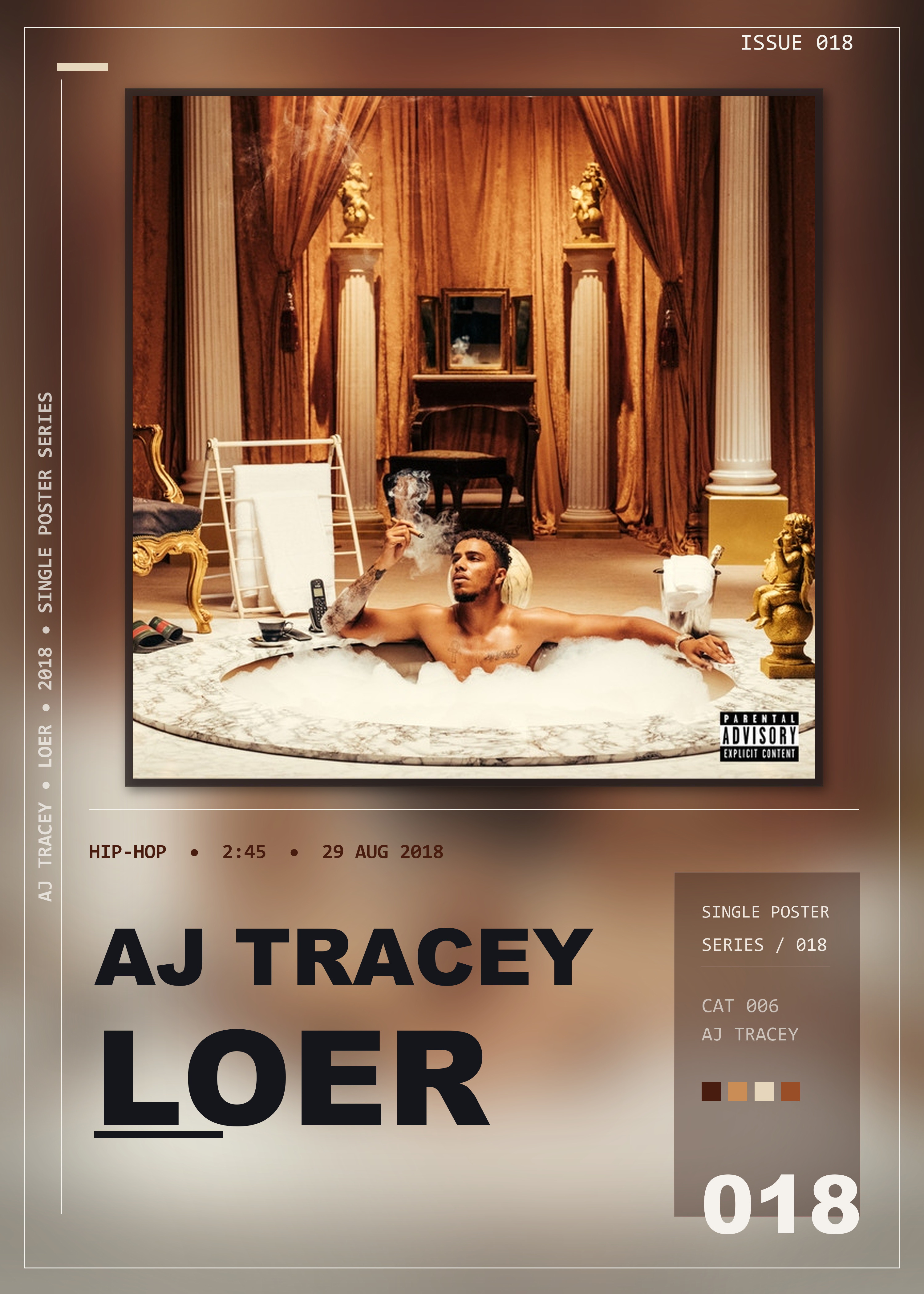 Music poster: AJ Tracey - LOVSER