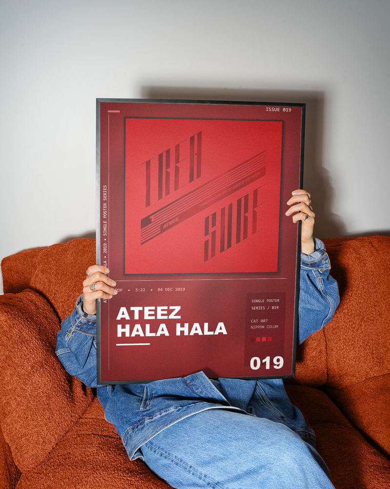 Music poster: ATEEZ - HALA HALA Hearts Awakened Live Alive