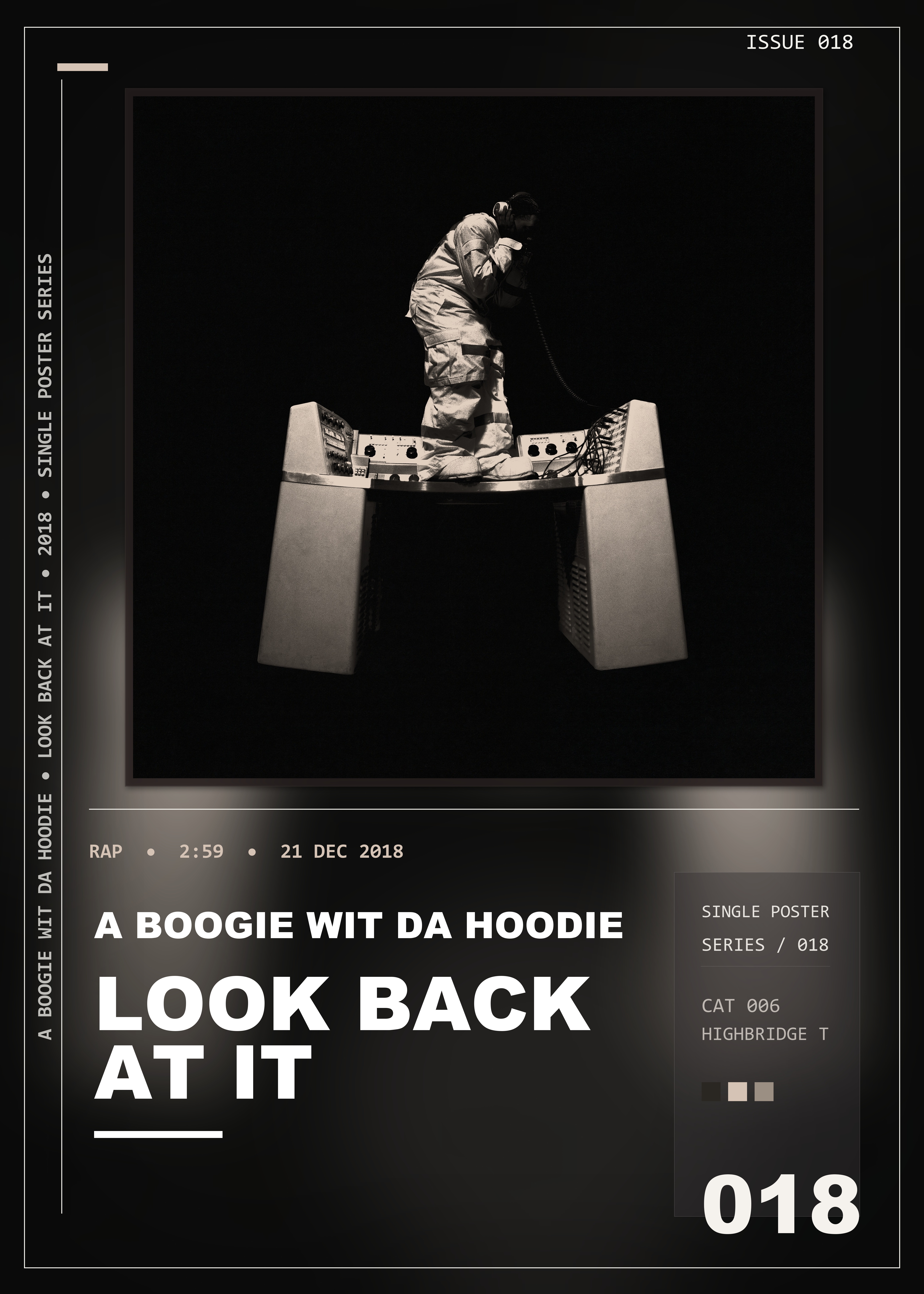 Music poster: A Boogie Wit da Hoodie - Look Back At It