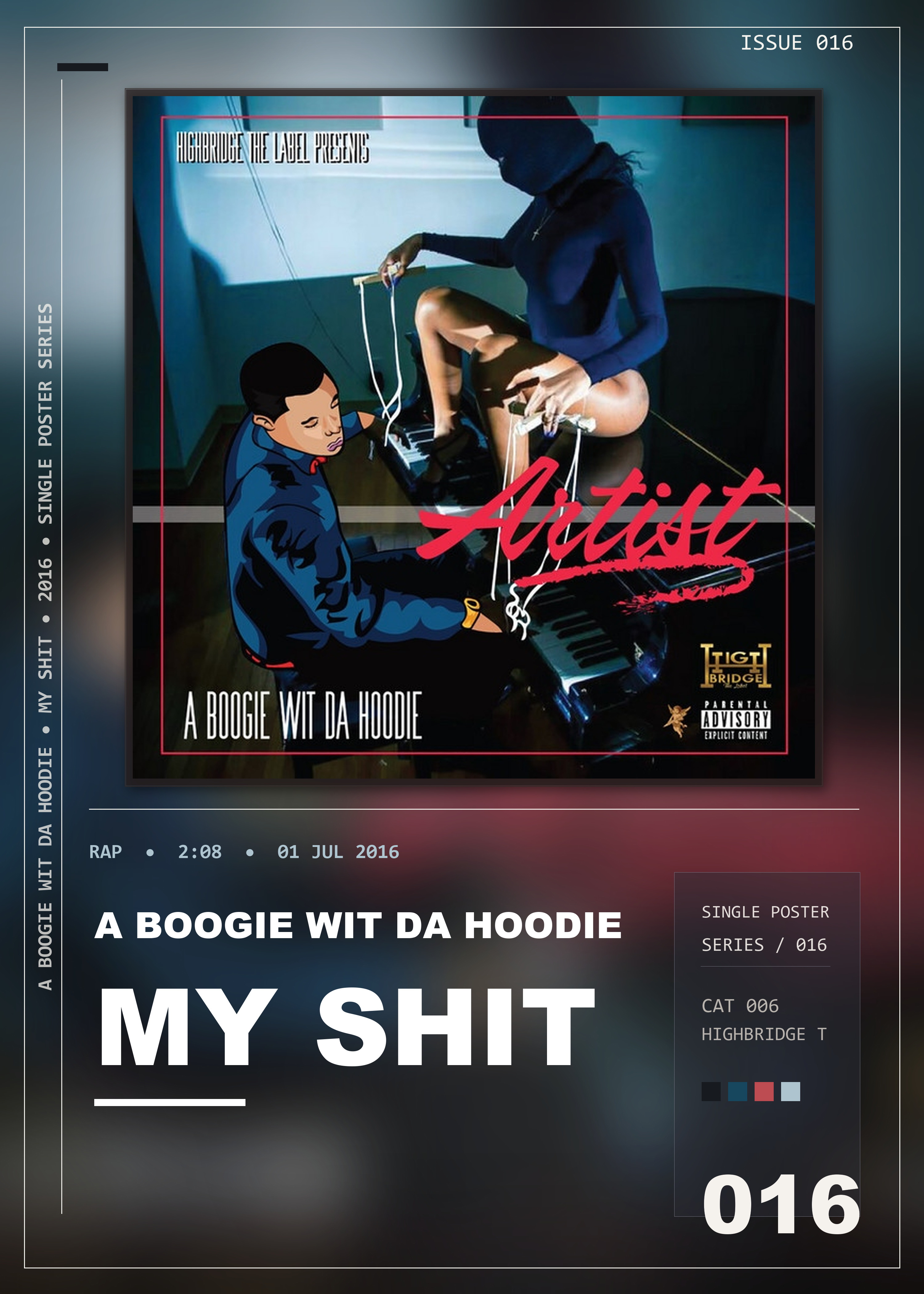Music poster: A Boogie Wit da Hoodie - My Shit