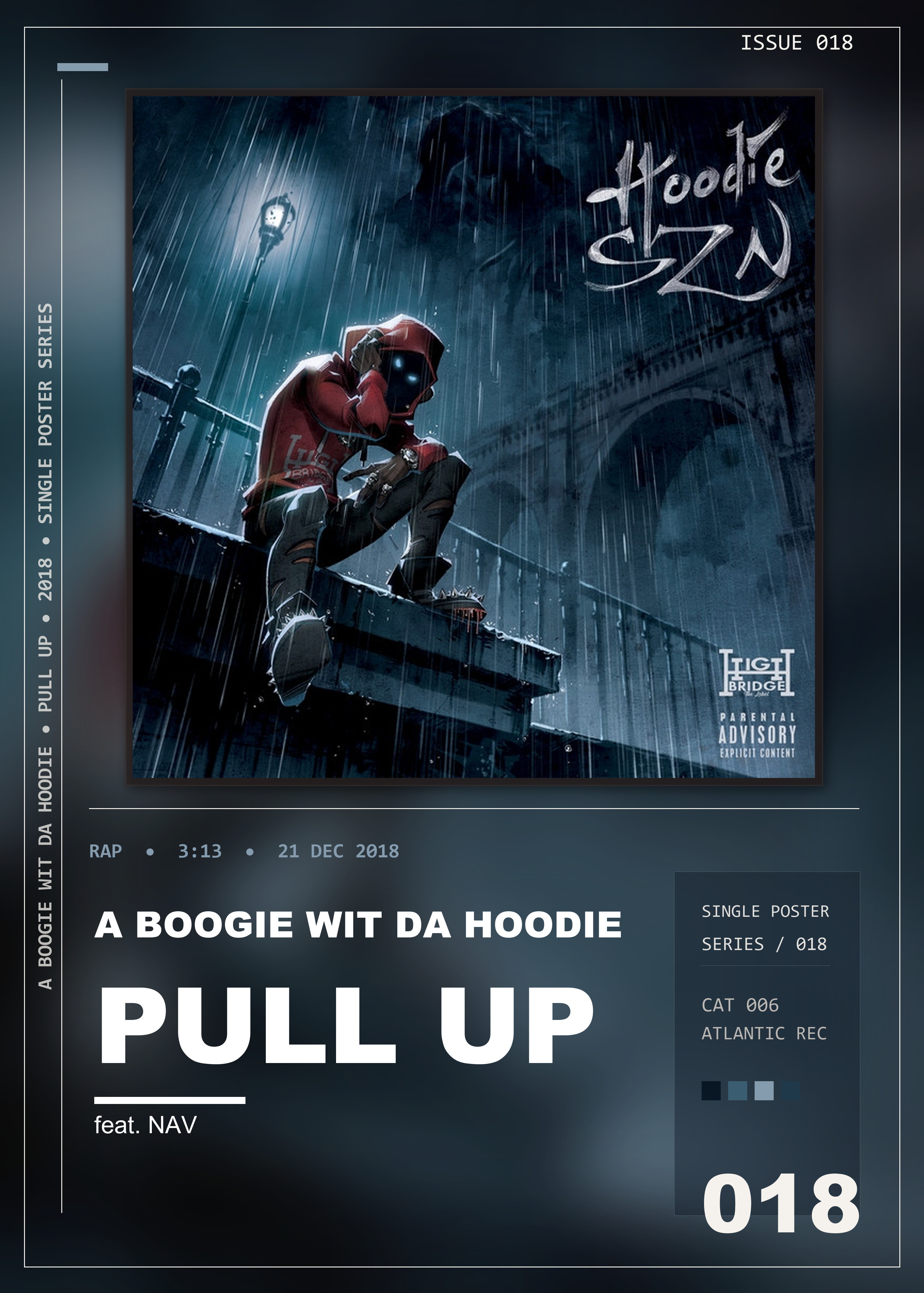 Music poster: A Boogie Wit da Hoodie - Pull Up feat NAV