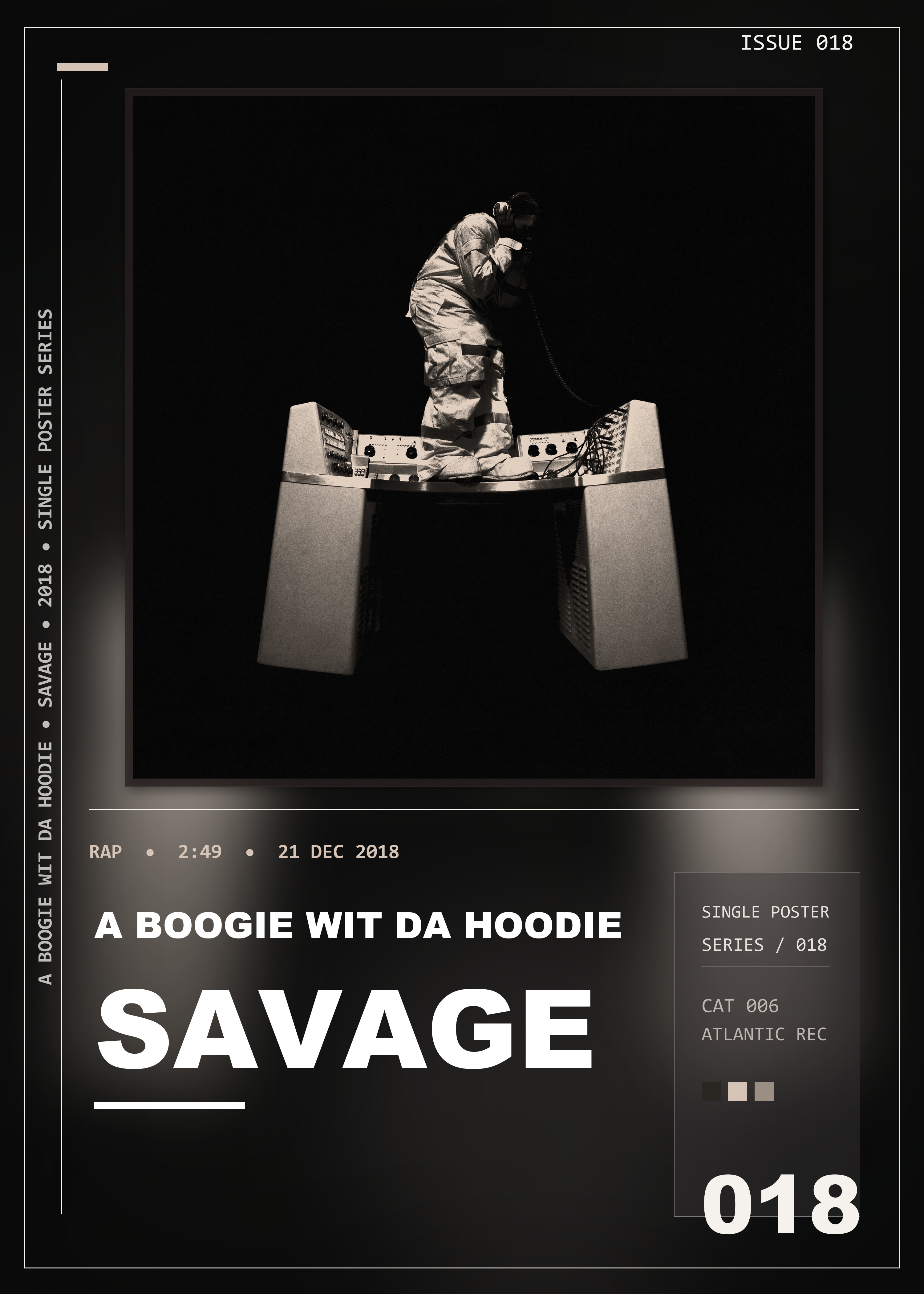Music poster: A Boogie Wit da Hoodie - Savage