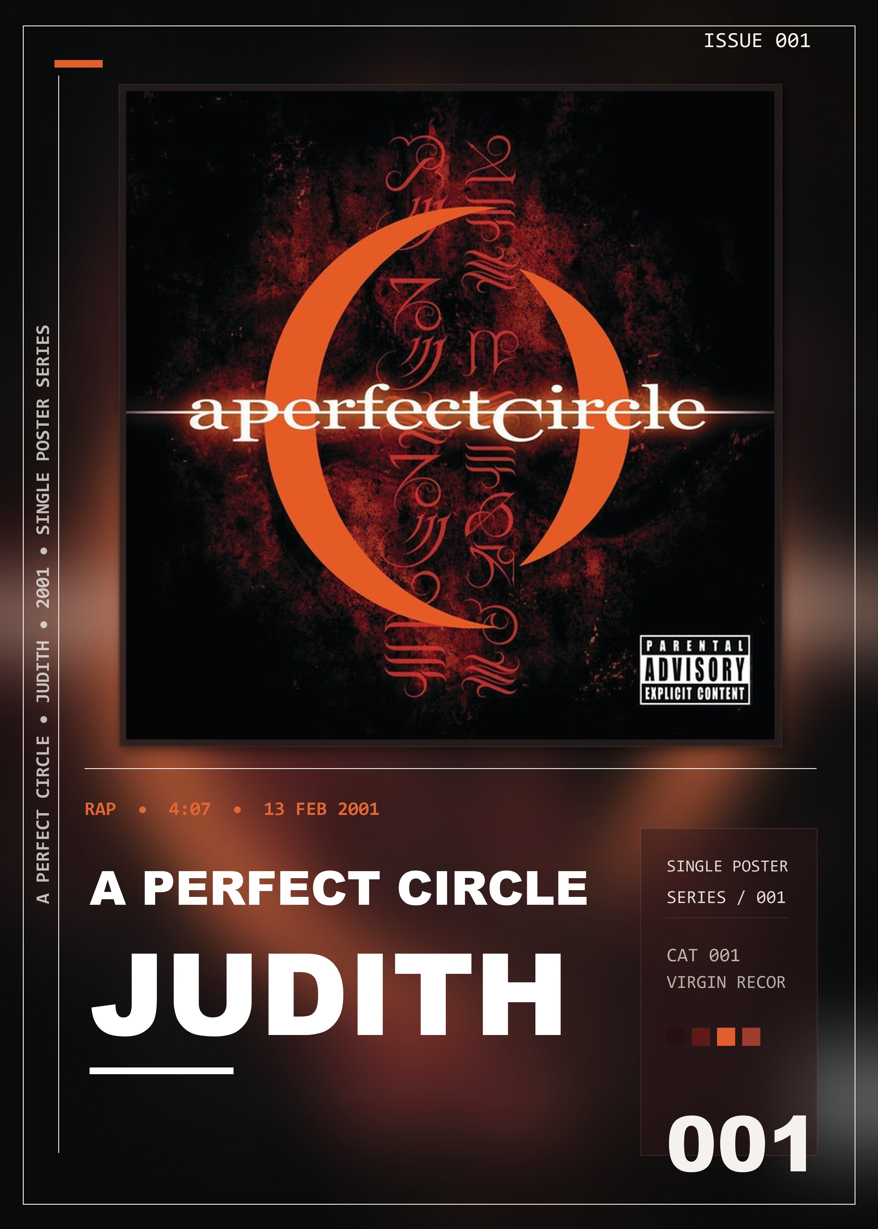 Music poster: A Perfect Circle - Judith