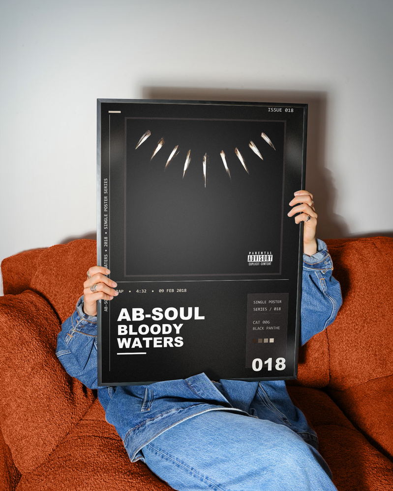 Music poster: Ab-Soul - Bloody Waters with Anderson Paak James Blake