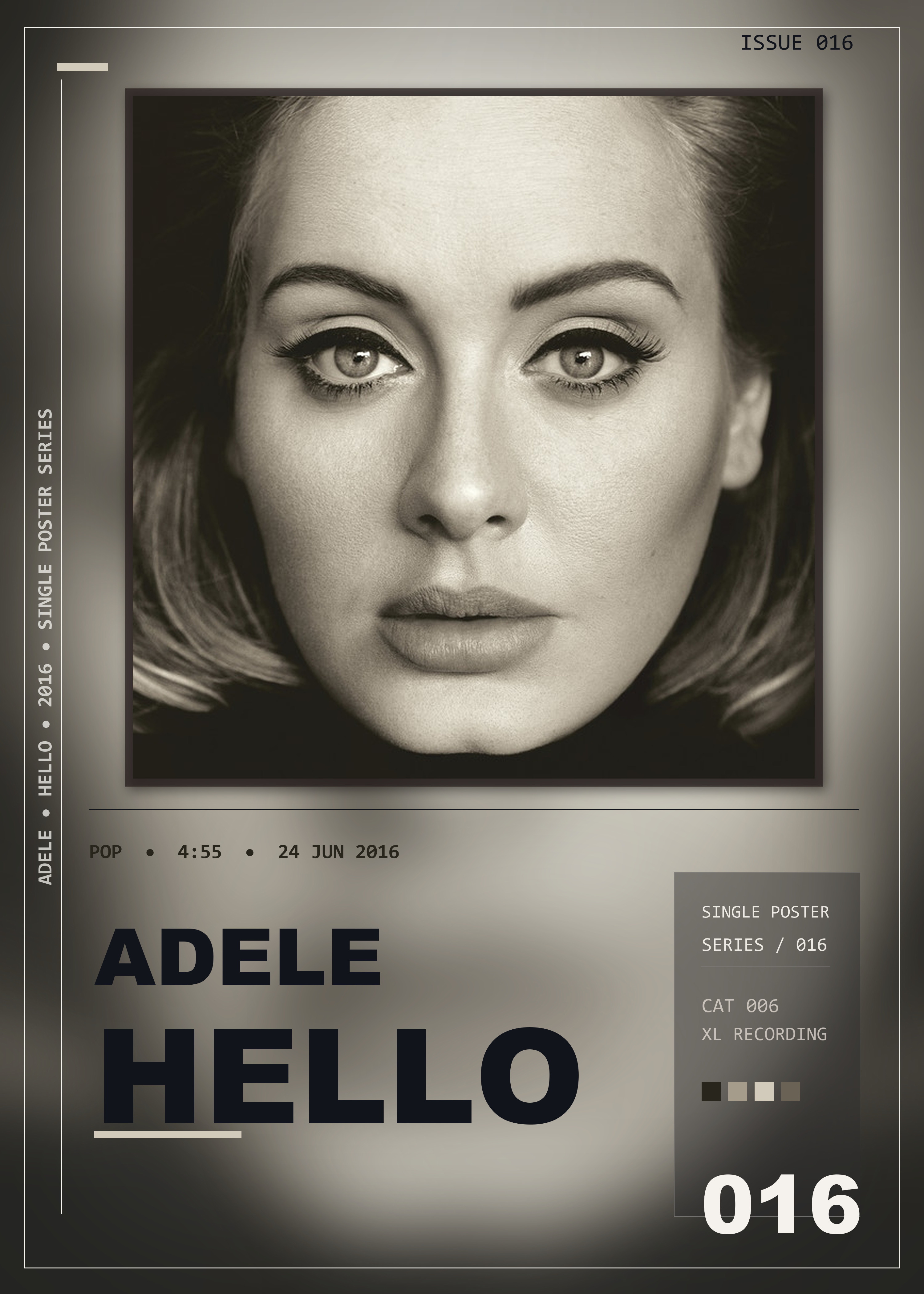 Music poster: Adele - Hello