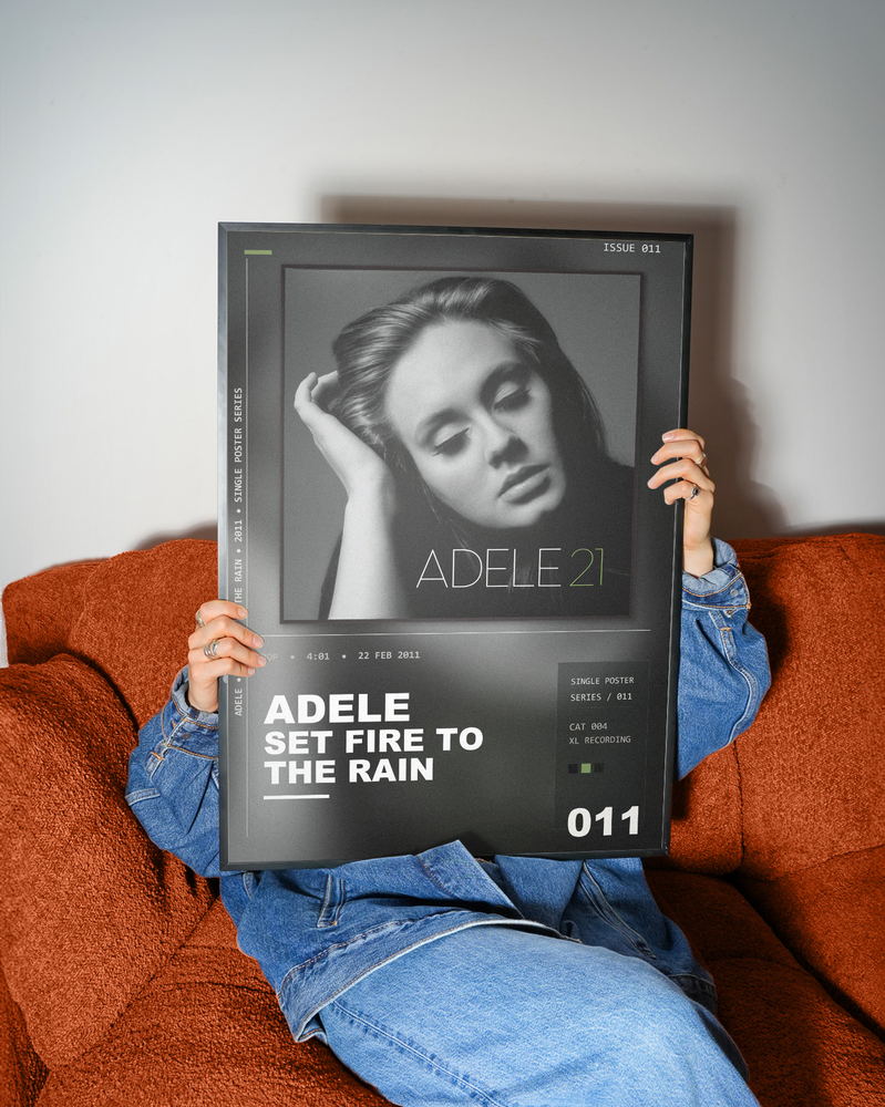 Music poster: Adele - Set Fire to the Rain