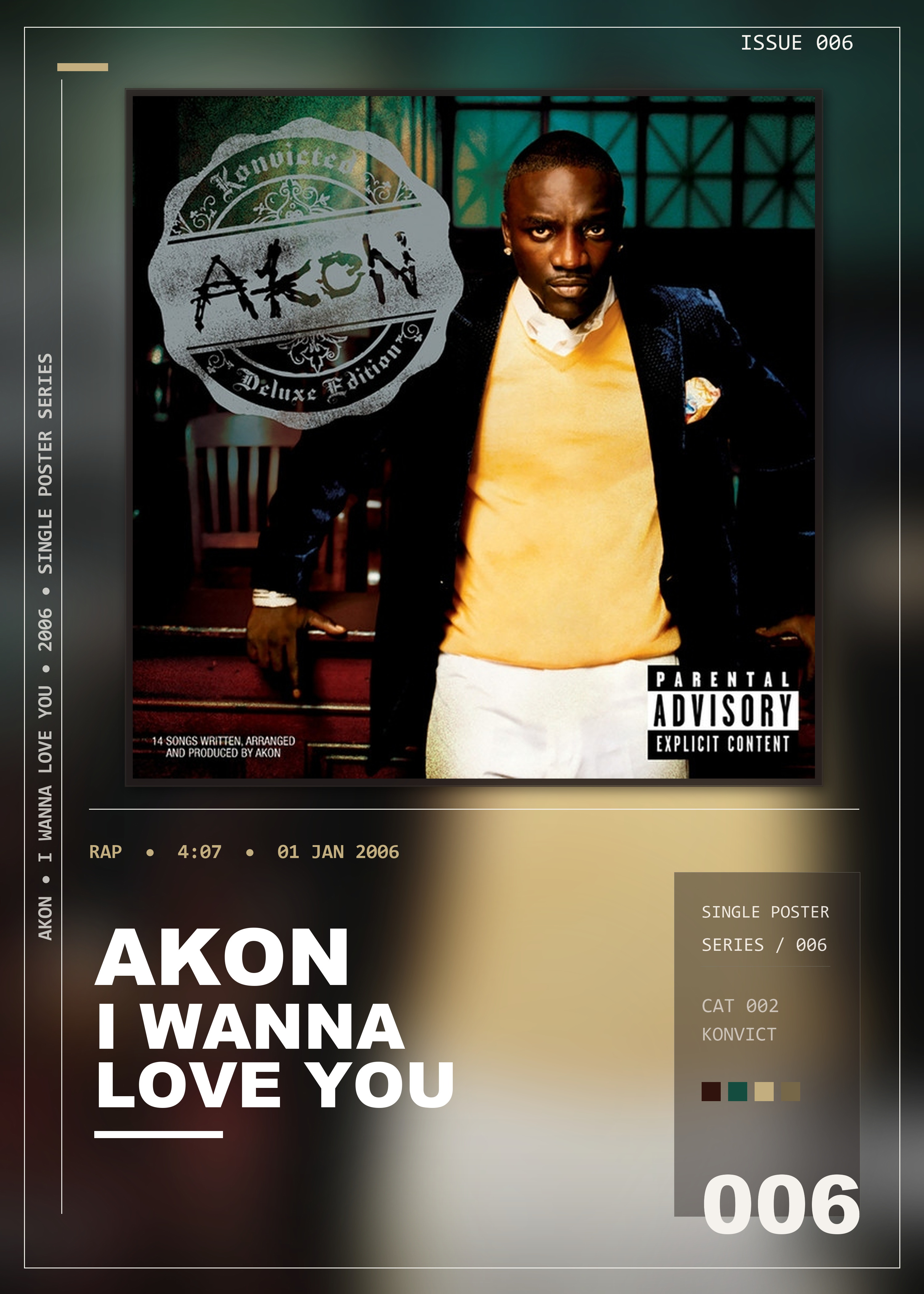 Music poster: Akon - I Wanna Love You