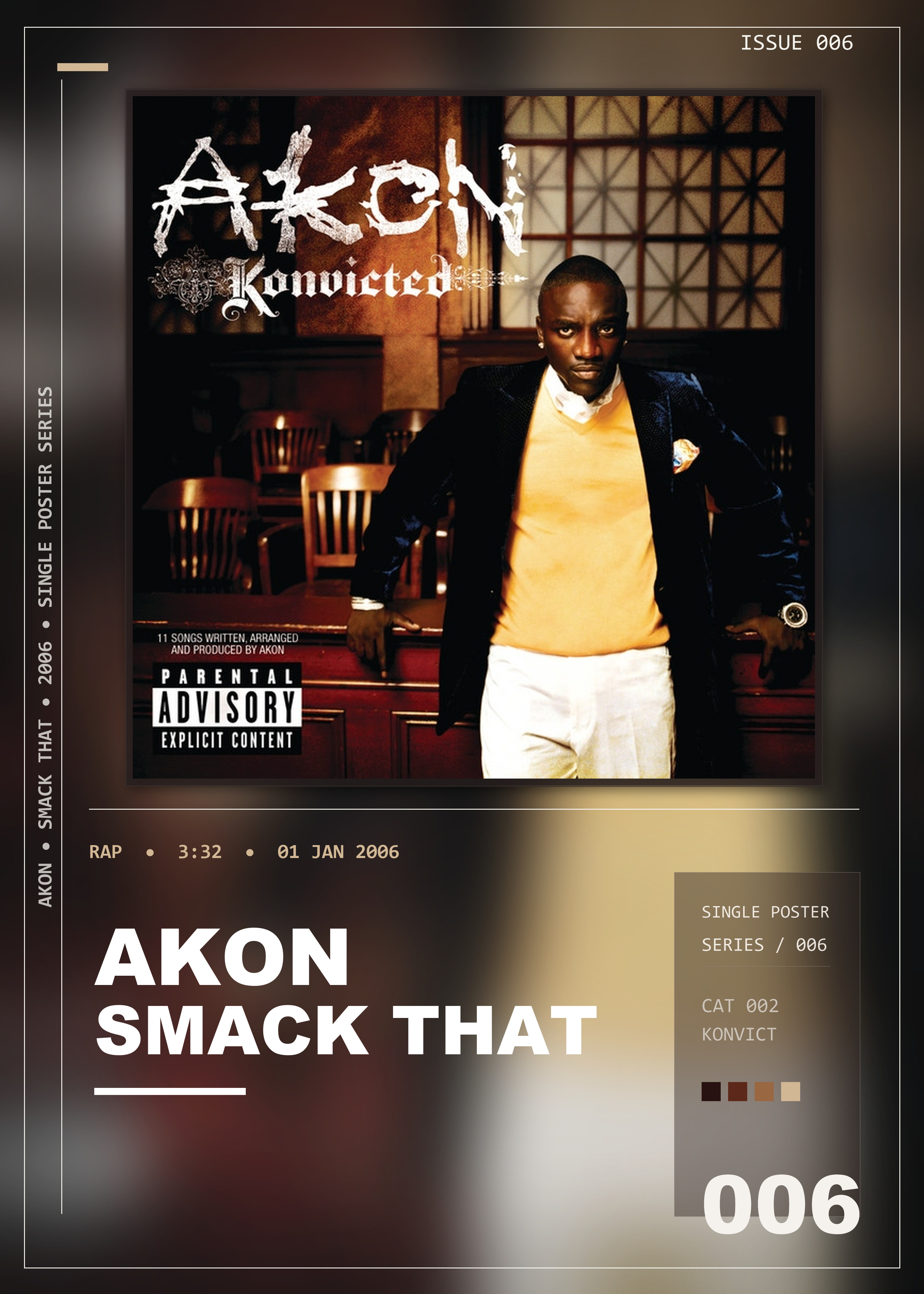 Music poster: Akon - Smack That