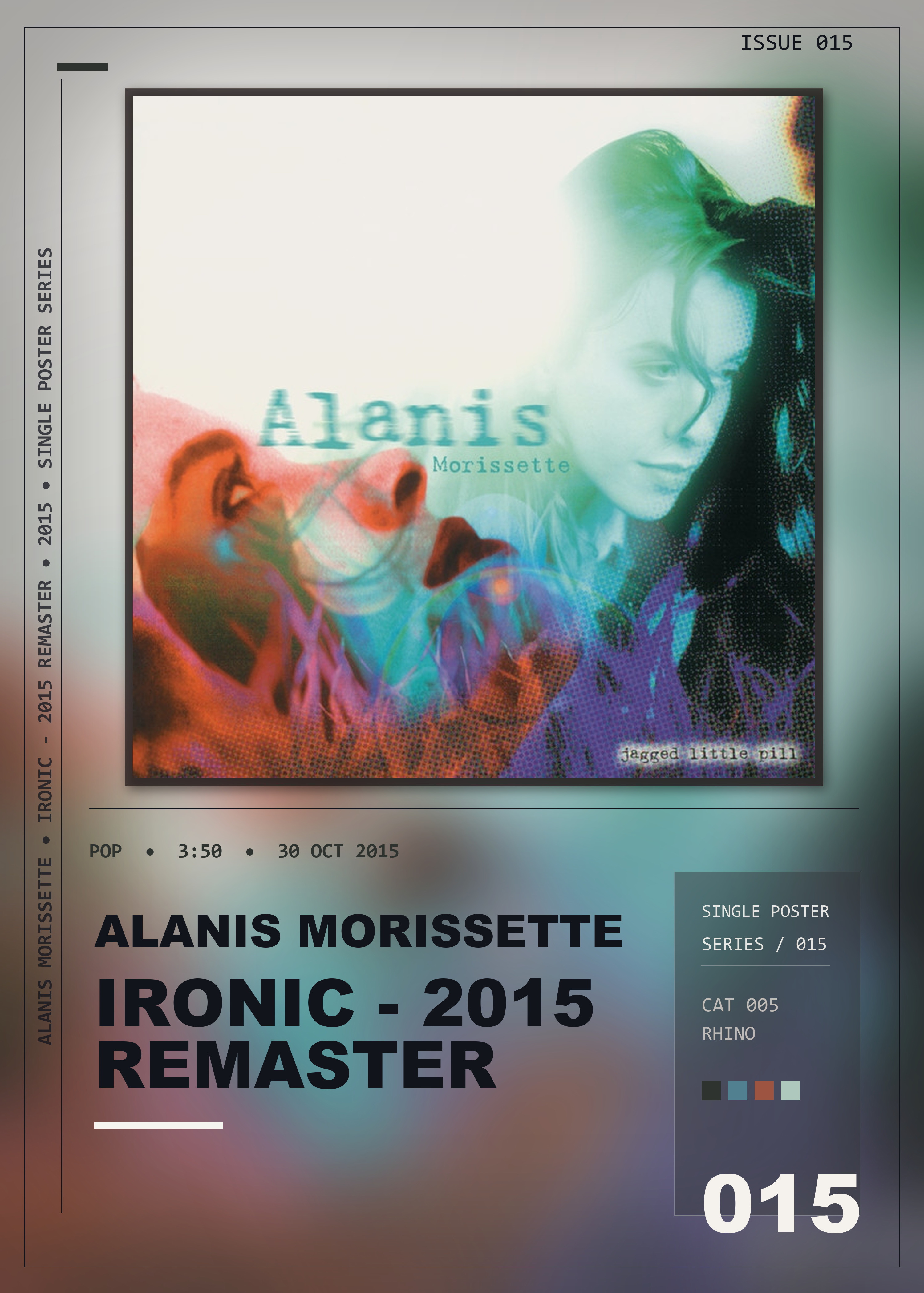 Music poster: Alanis Morissette - Ironic - 2015 Remaster