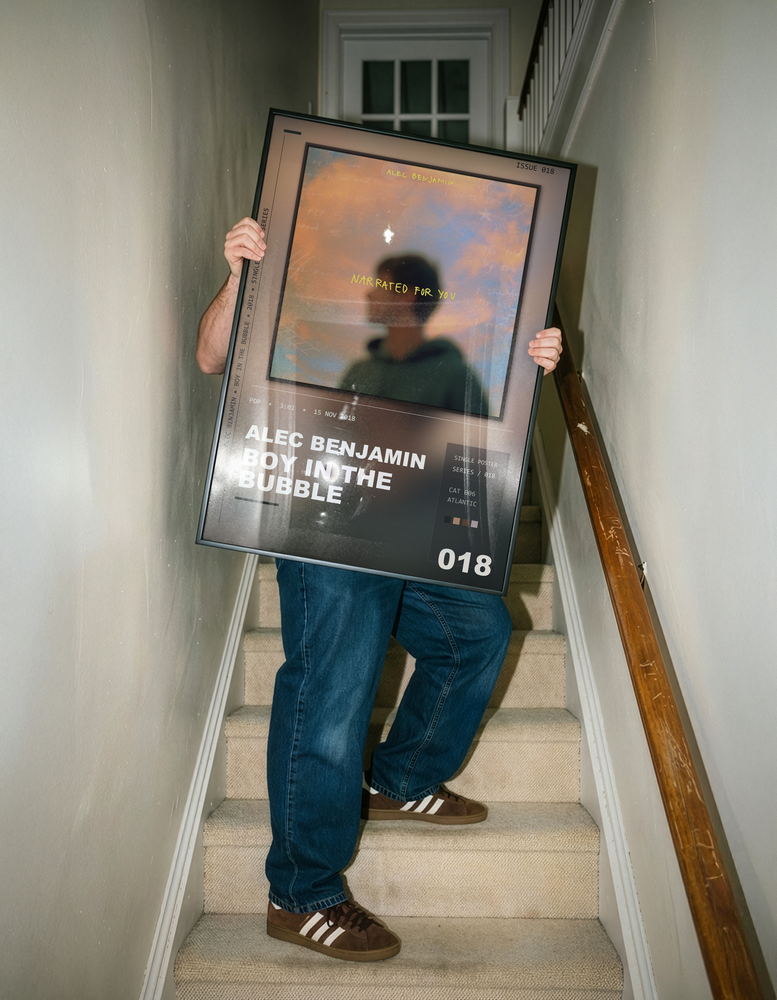 Music poster: Alec Benjamin - Boy In The Bubble