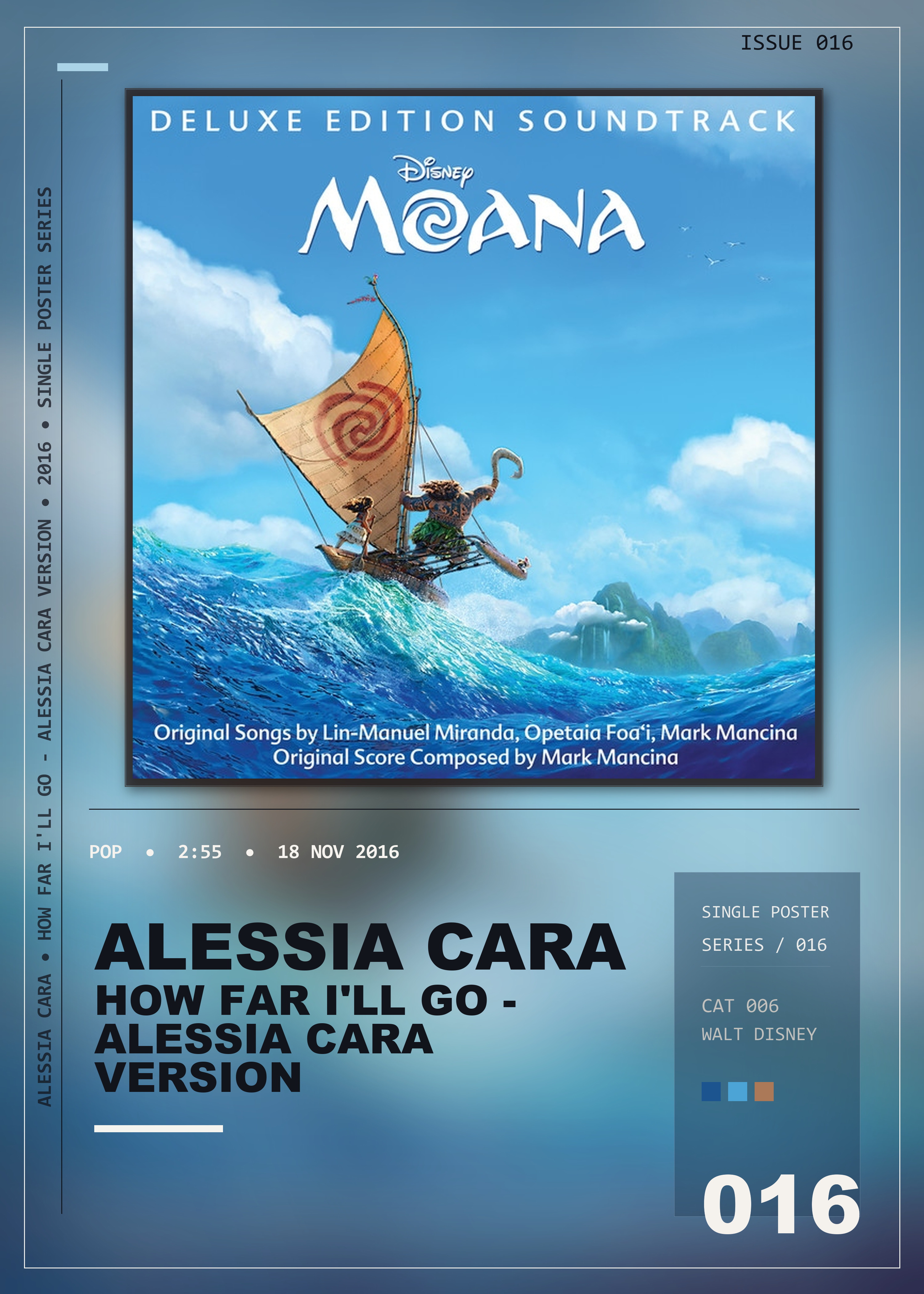 Music poster: Alessia Cara - How Far Ill Go - Alessia Cara Version