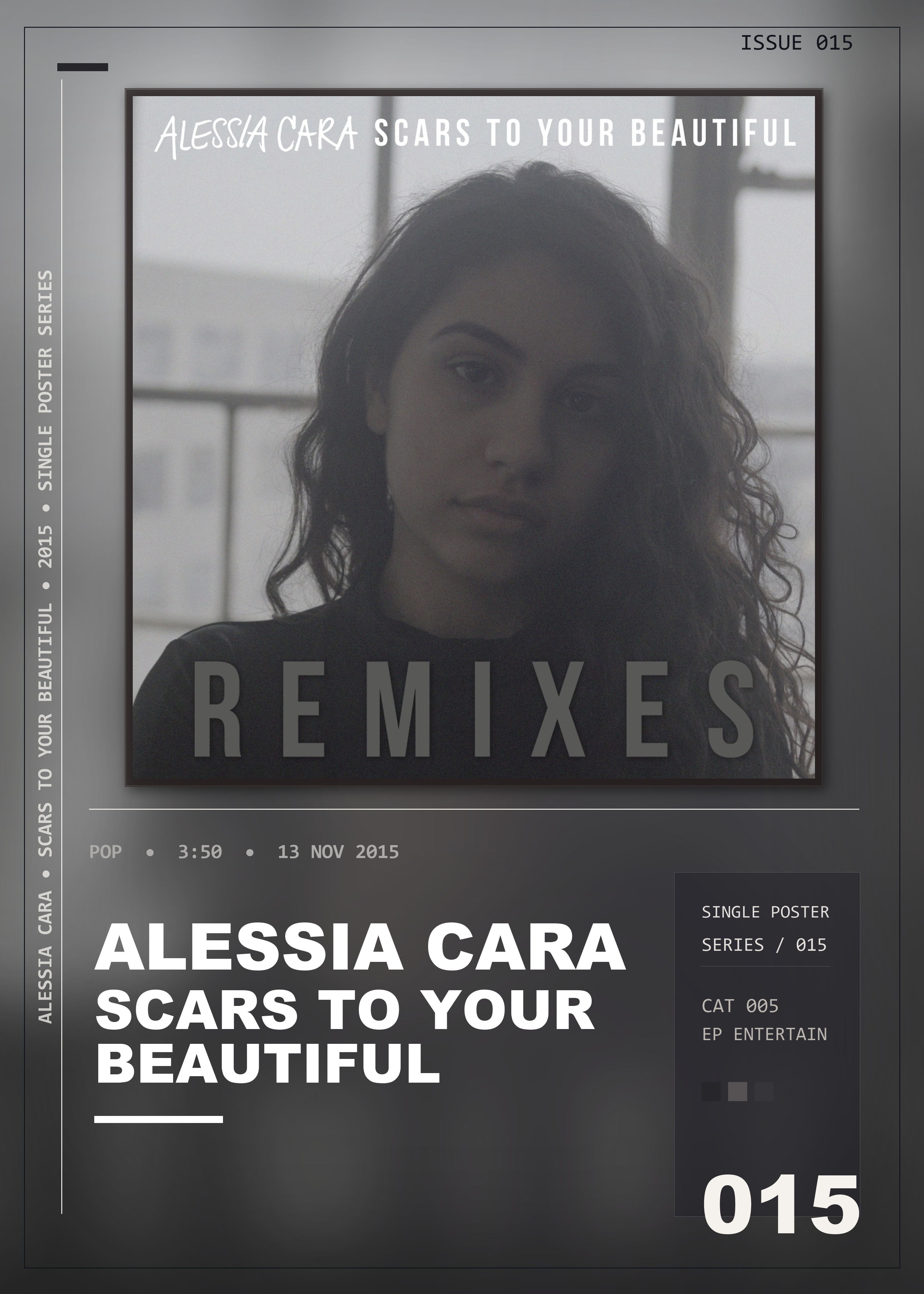 Music poster: Alessia Cara - Scars To Your Beautiful