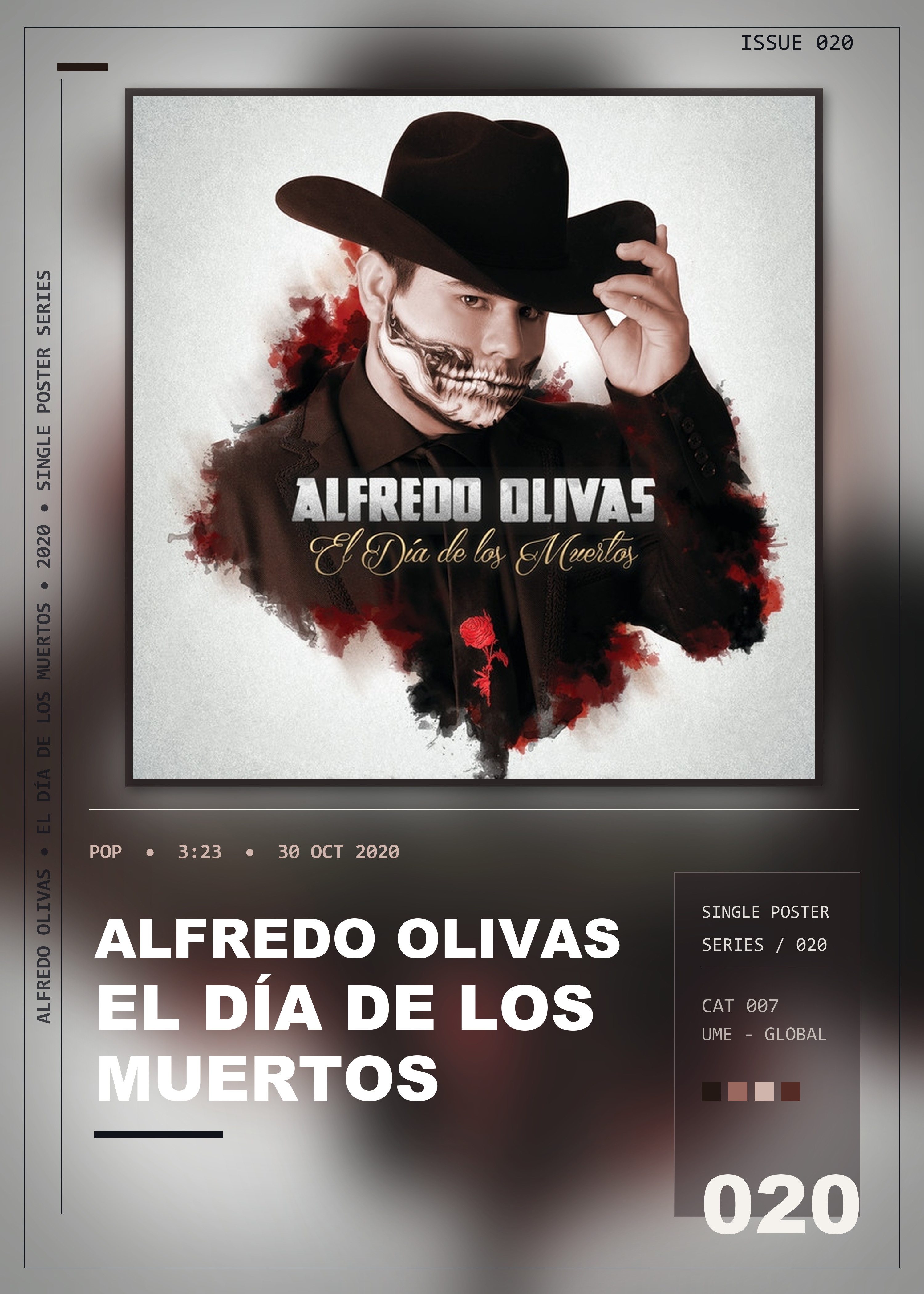 Music poster: Alfredo Olivas - El Día De Los Muertos
