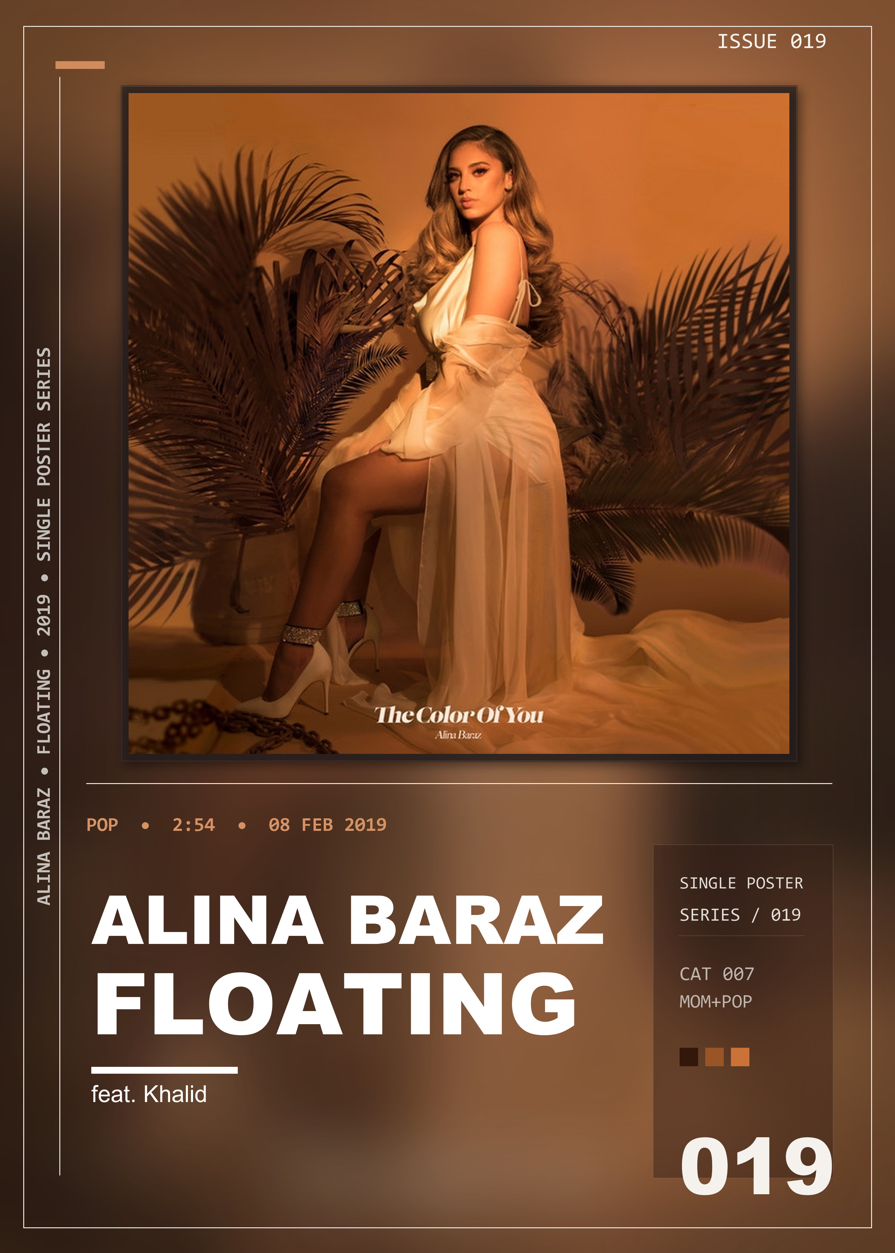 Music poster: Alina Baraz - Floating feat Khalid