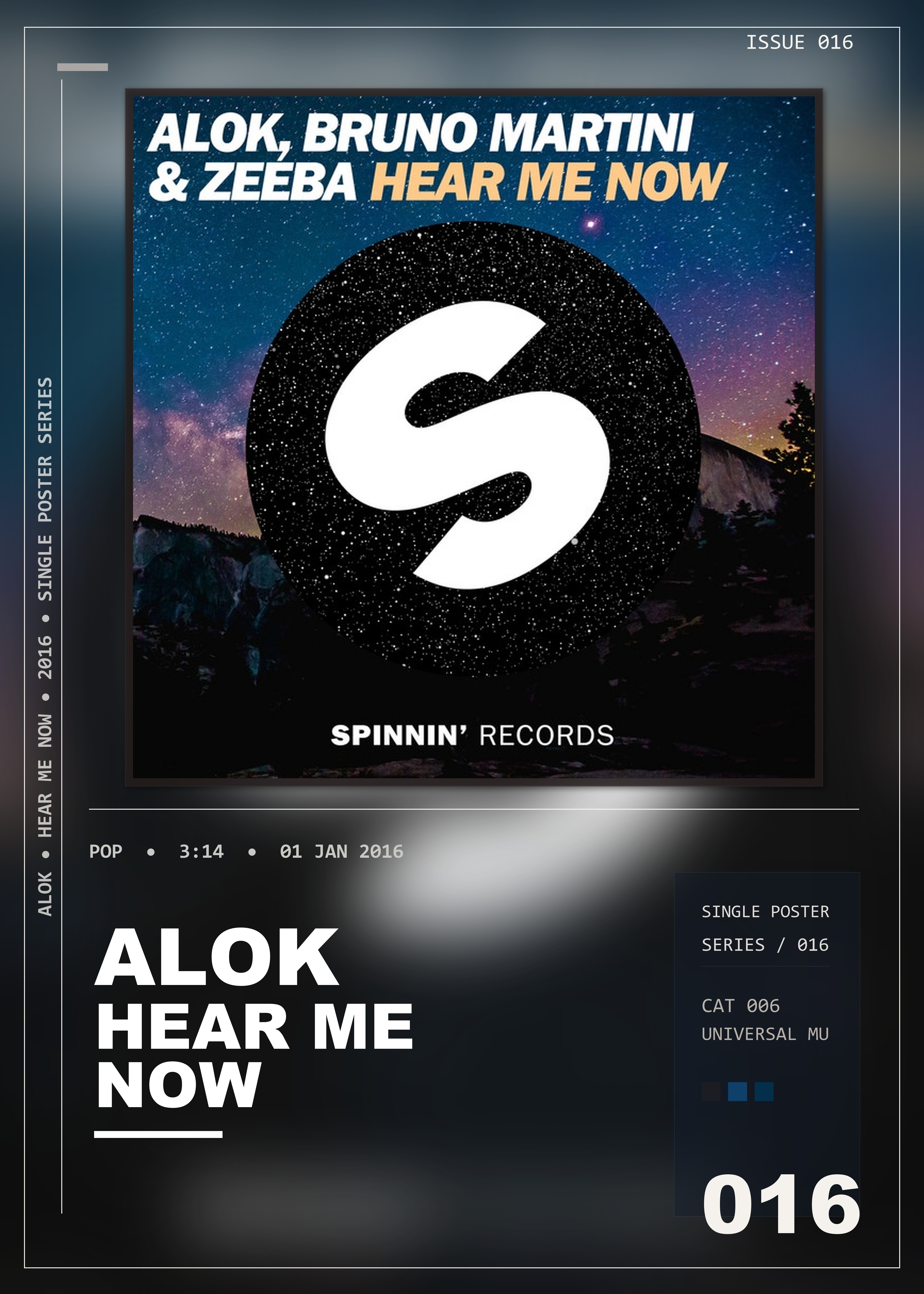 Music poster: Alok - Hear Me Now
