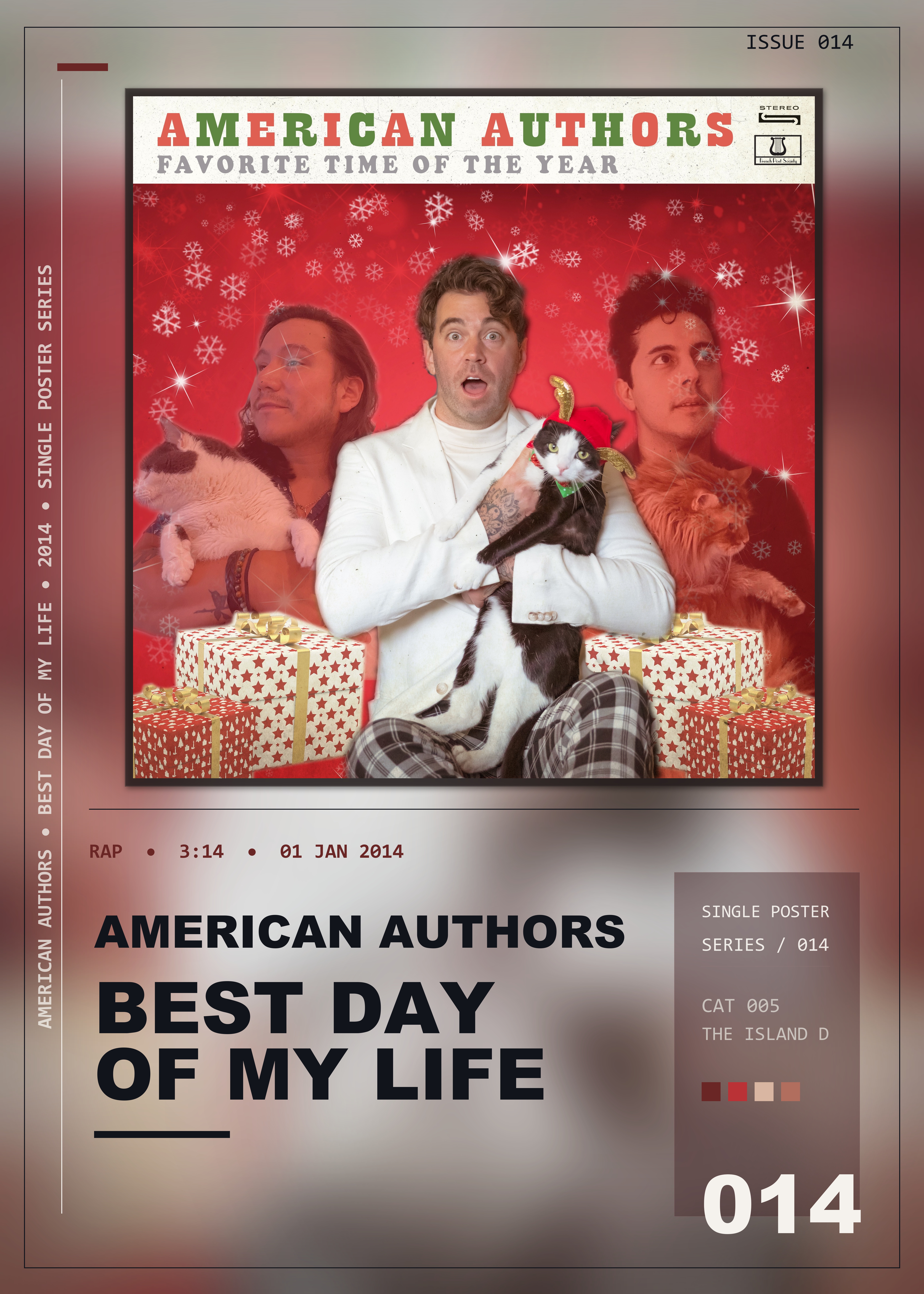 Music poster: American Authors - Best Day Of My Life