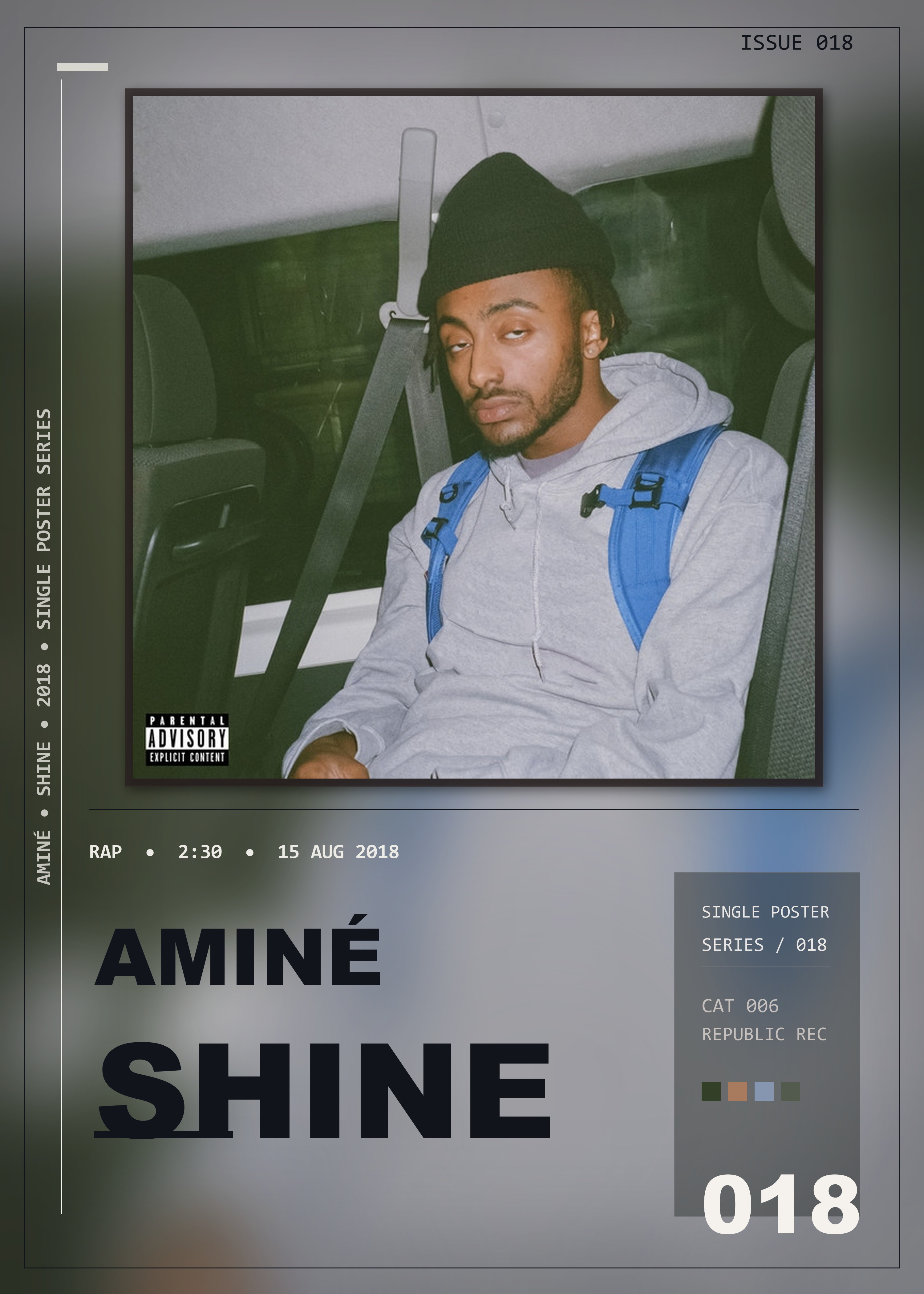 Music poster: Aminé - SHINE