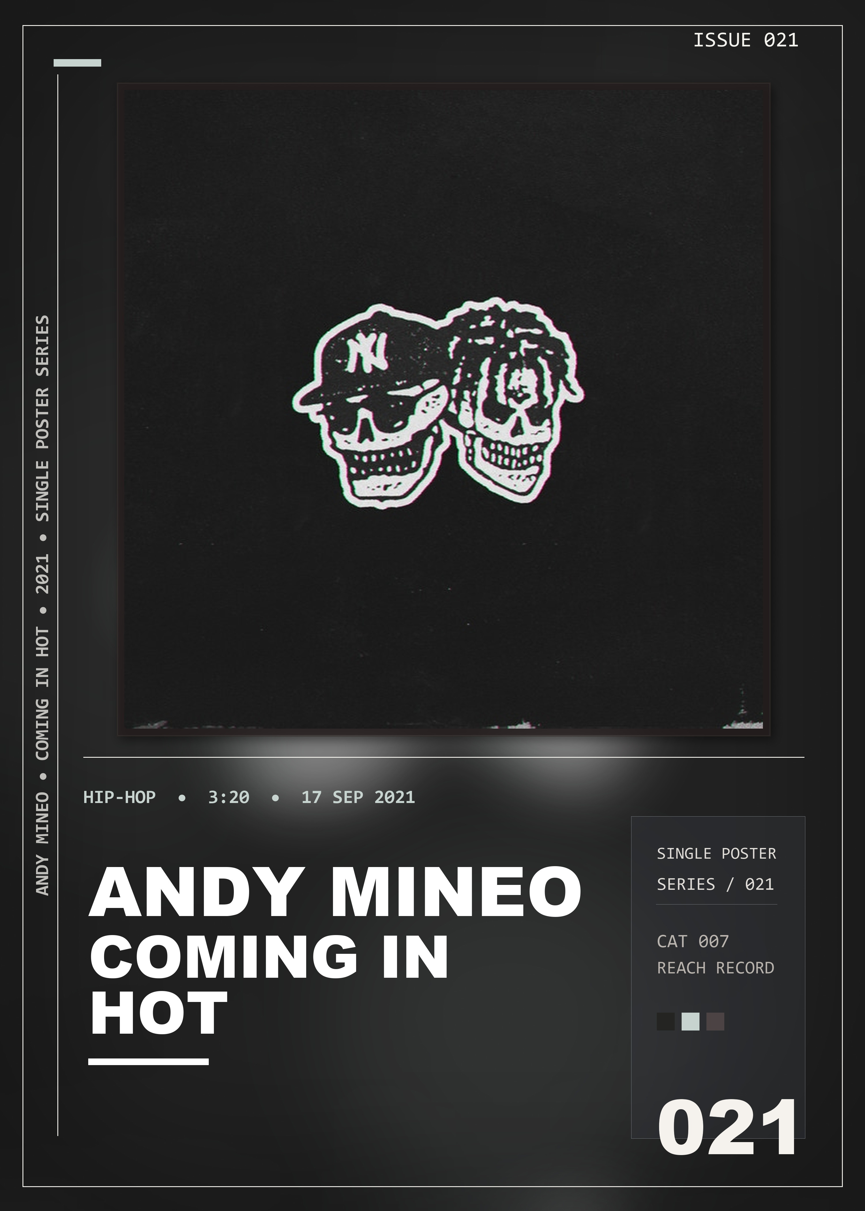 Music poster: Andy Mineo - Coming In Hot