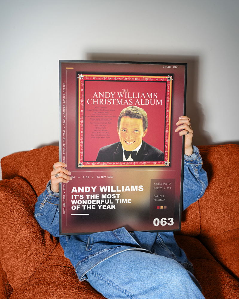 Music poster: Andy Williams - Its the Most Wonderful Time of the Year
