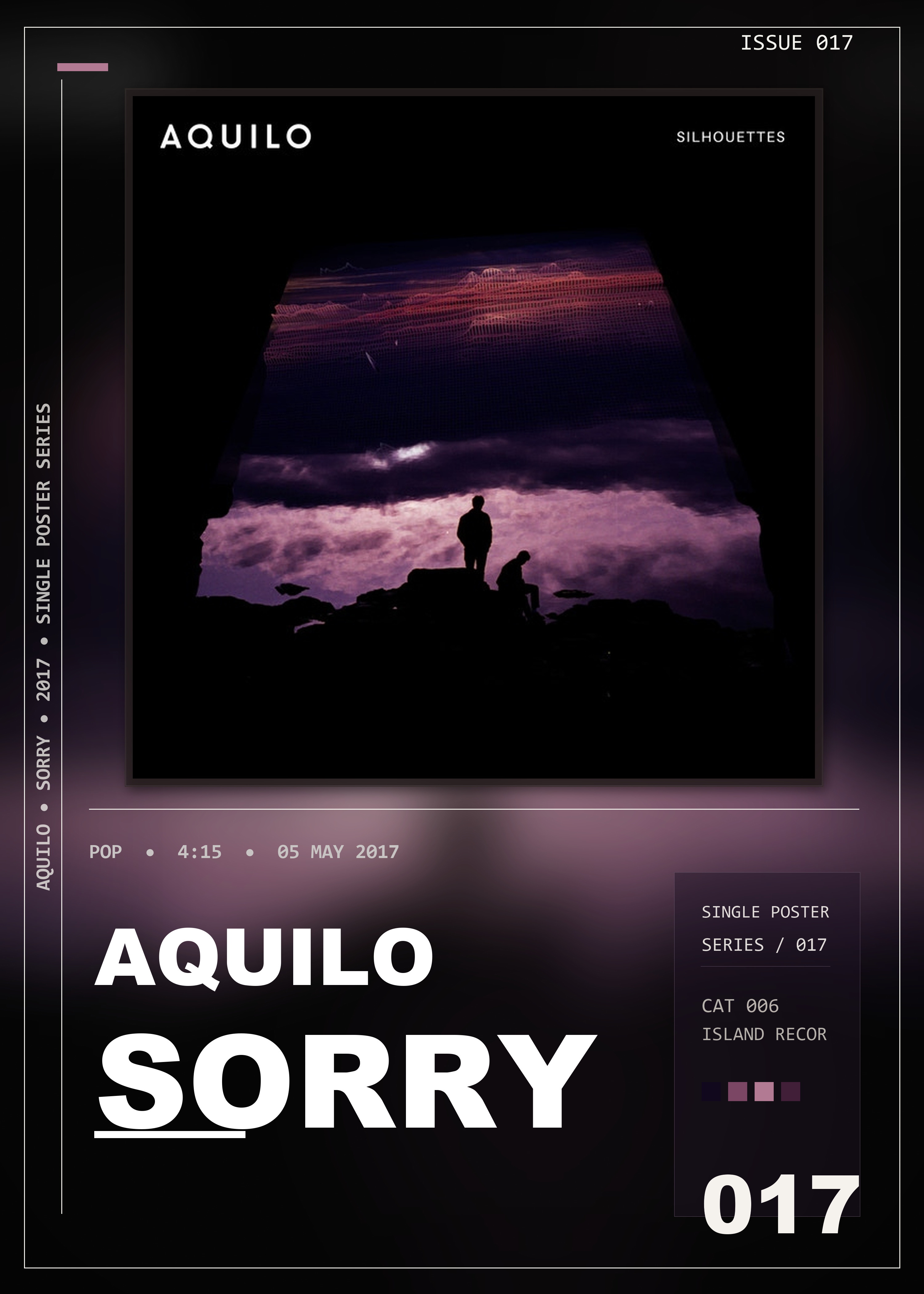 Music poster: Aquilo - Sorry