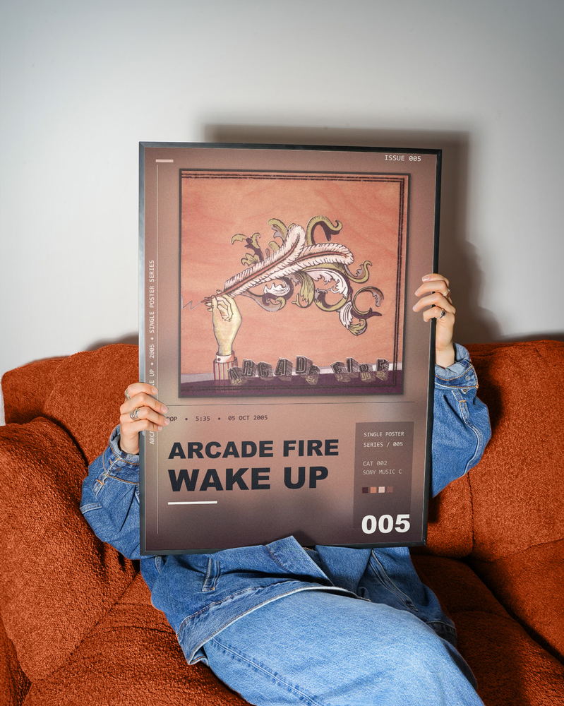 Music poster: Arcade Fire - Wake Up