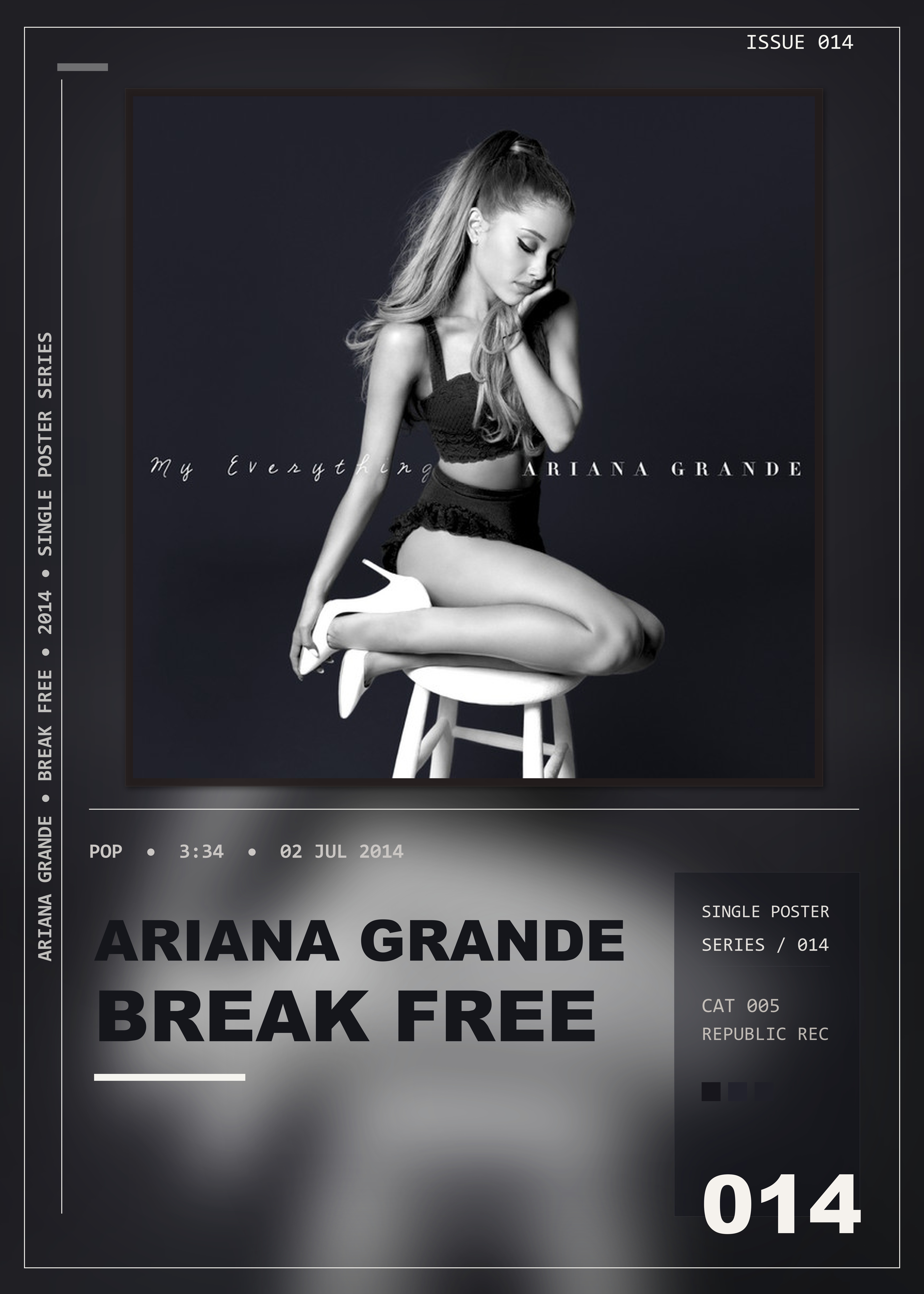 Music poster: Ariana Grande - Break Free