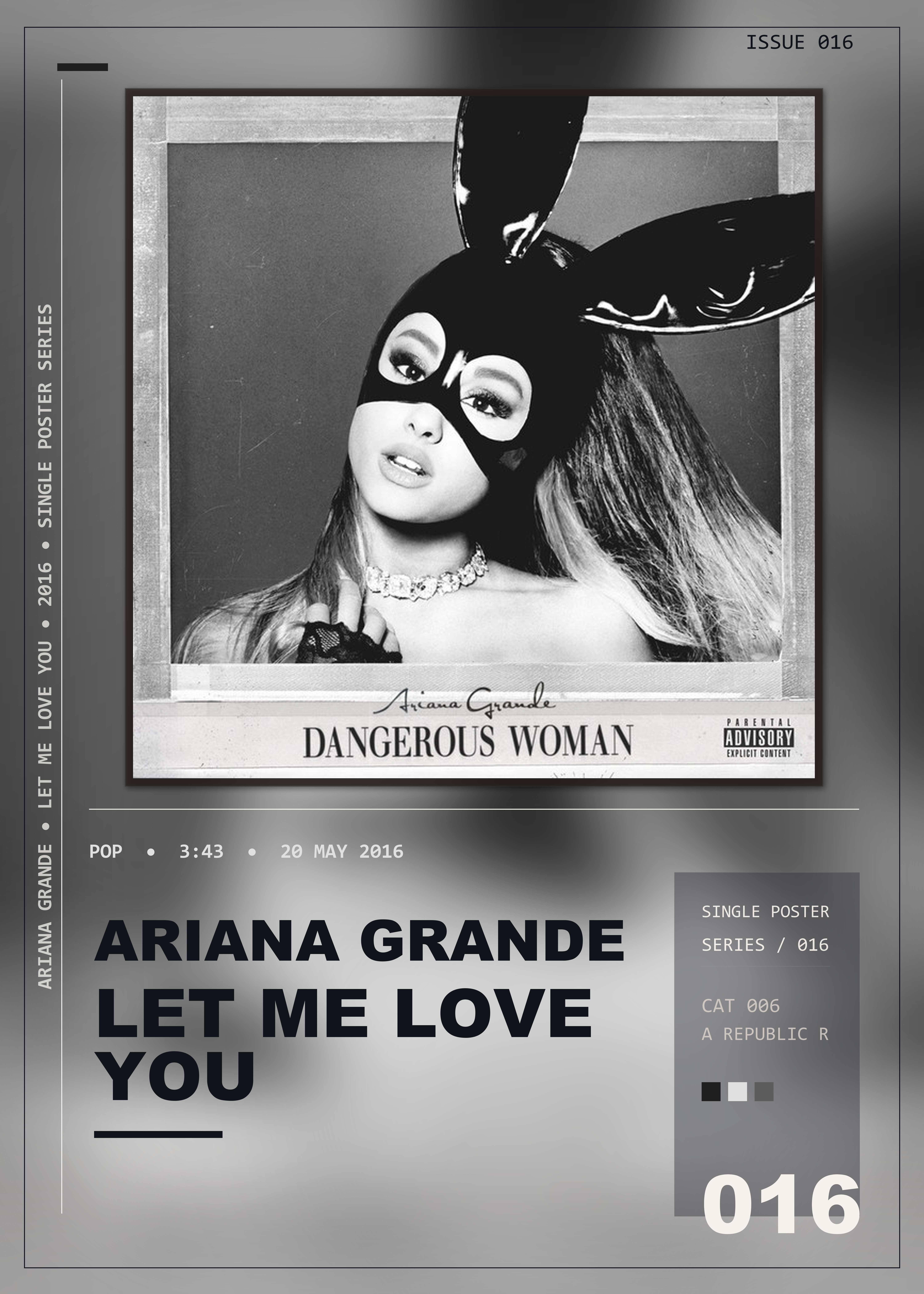 Music poster: Ariana Grande - Let Me Love You
