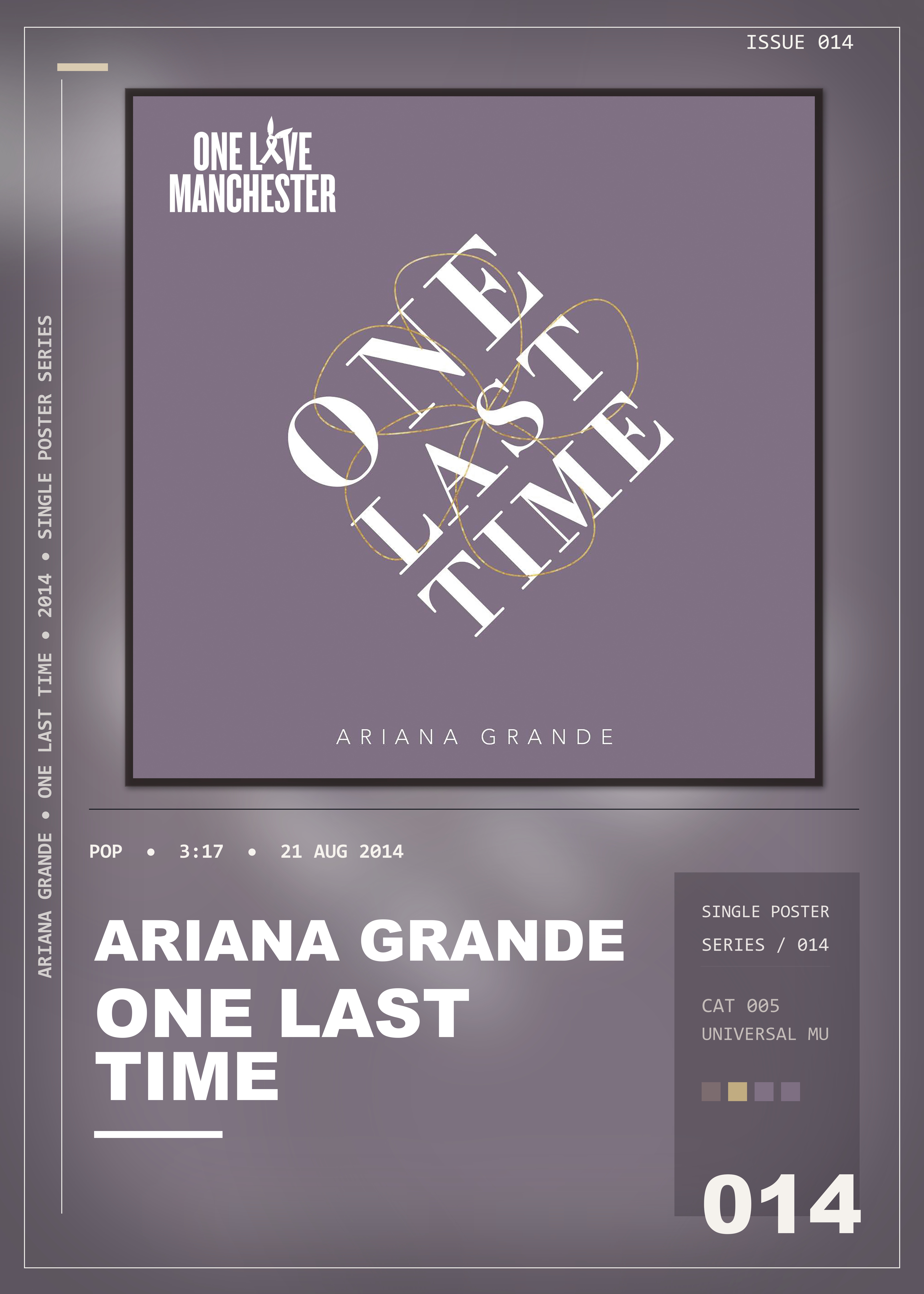 Music poster: Ariana Grande - One Last Time