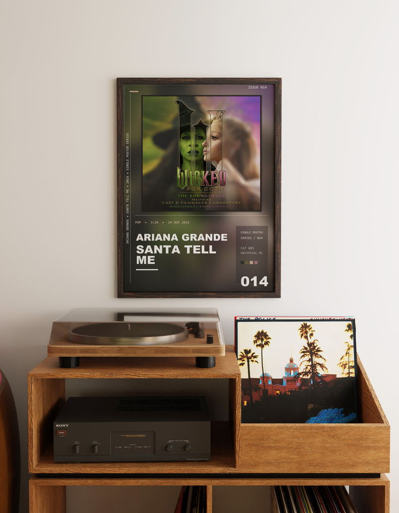 Music poster: Ariana Grande - Santa Tell Me