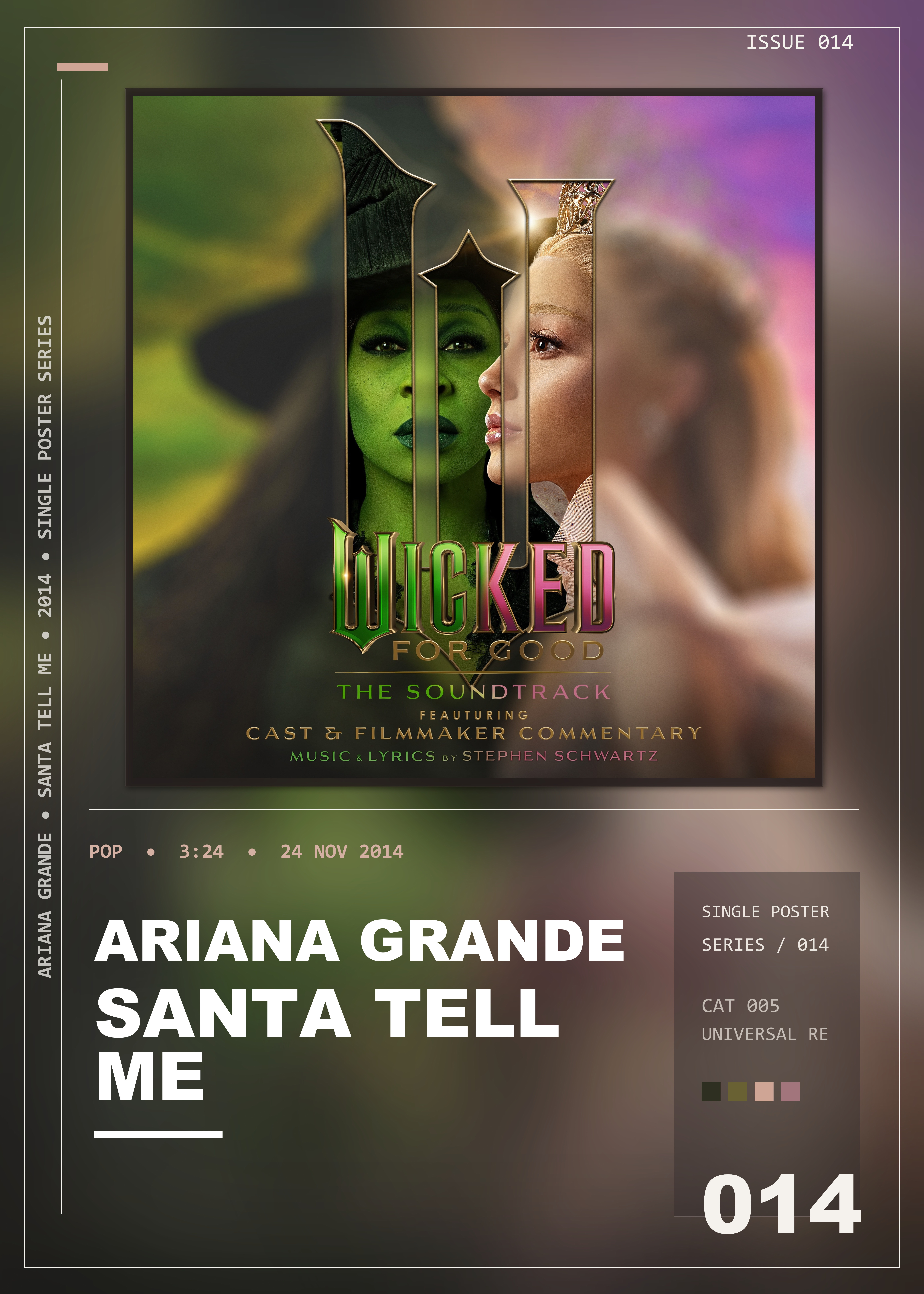 Music poster: Ariana Grande - Santa Tell Me
