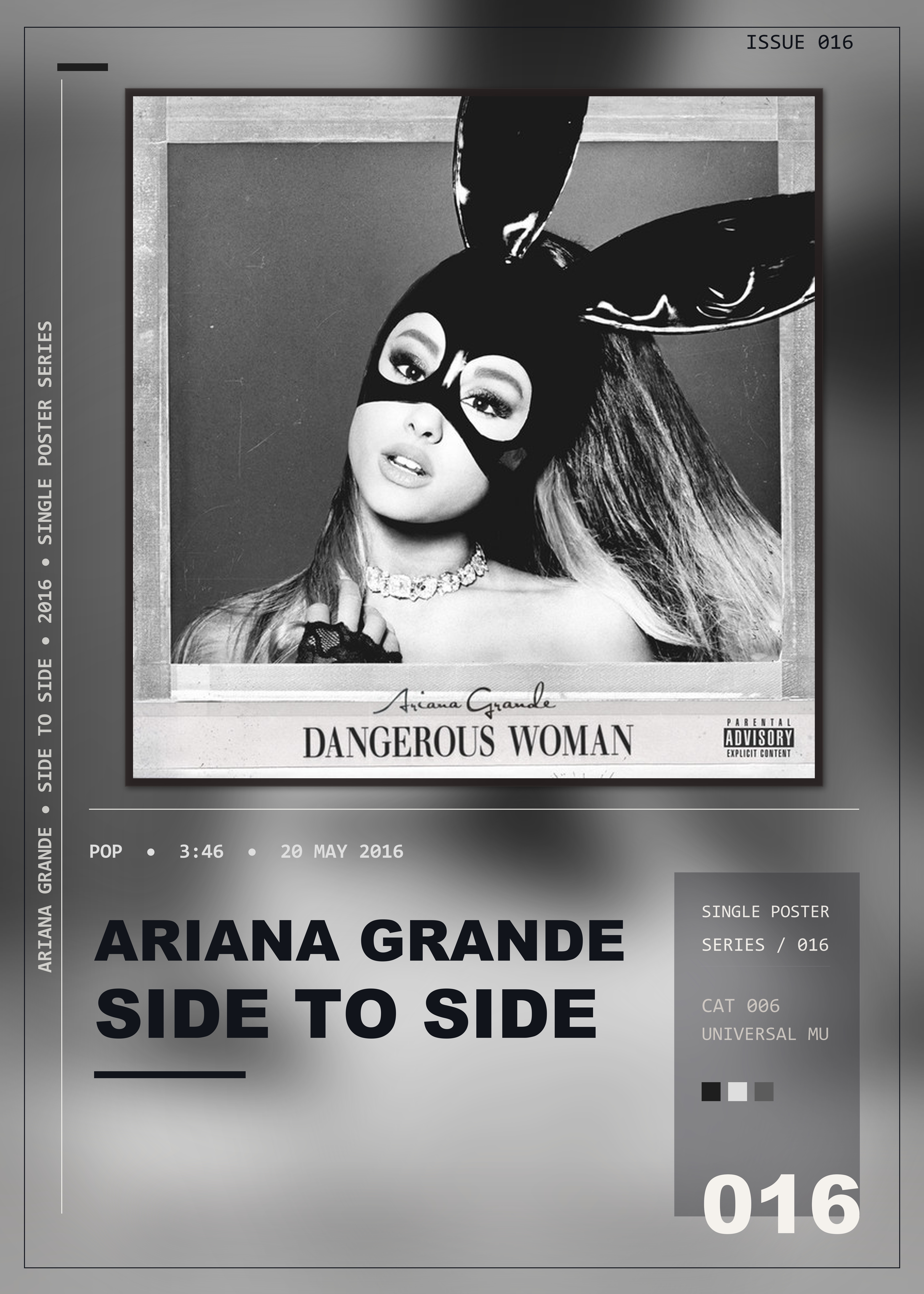 Music poster: Ariana Grande - Side To Side