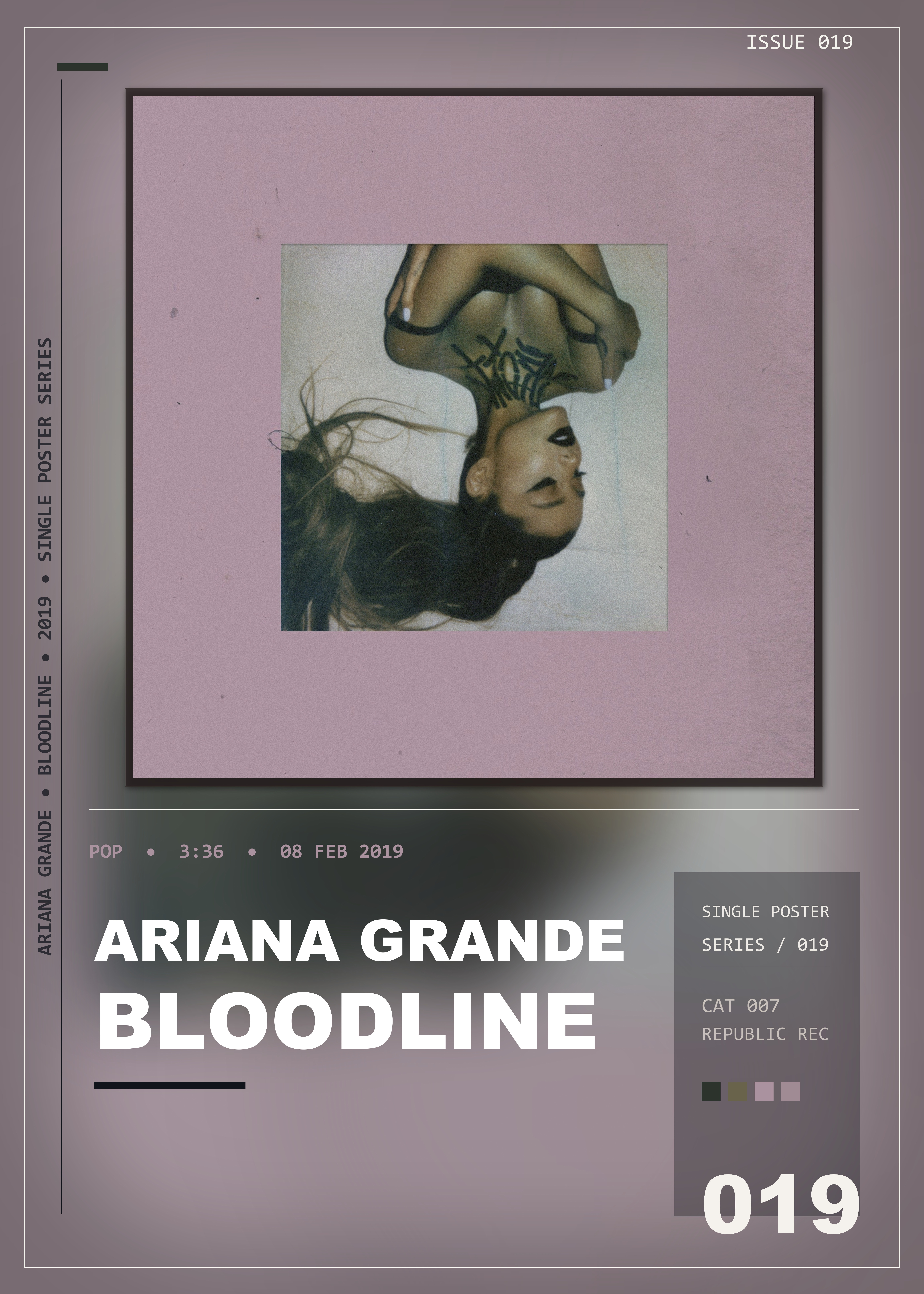 Music poster: Ariana Grande - bloodline