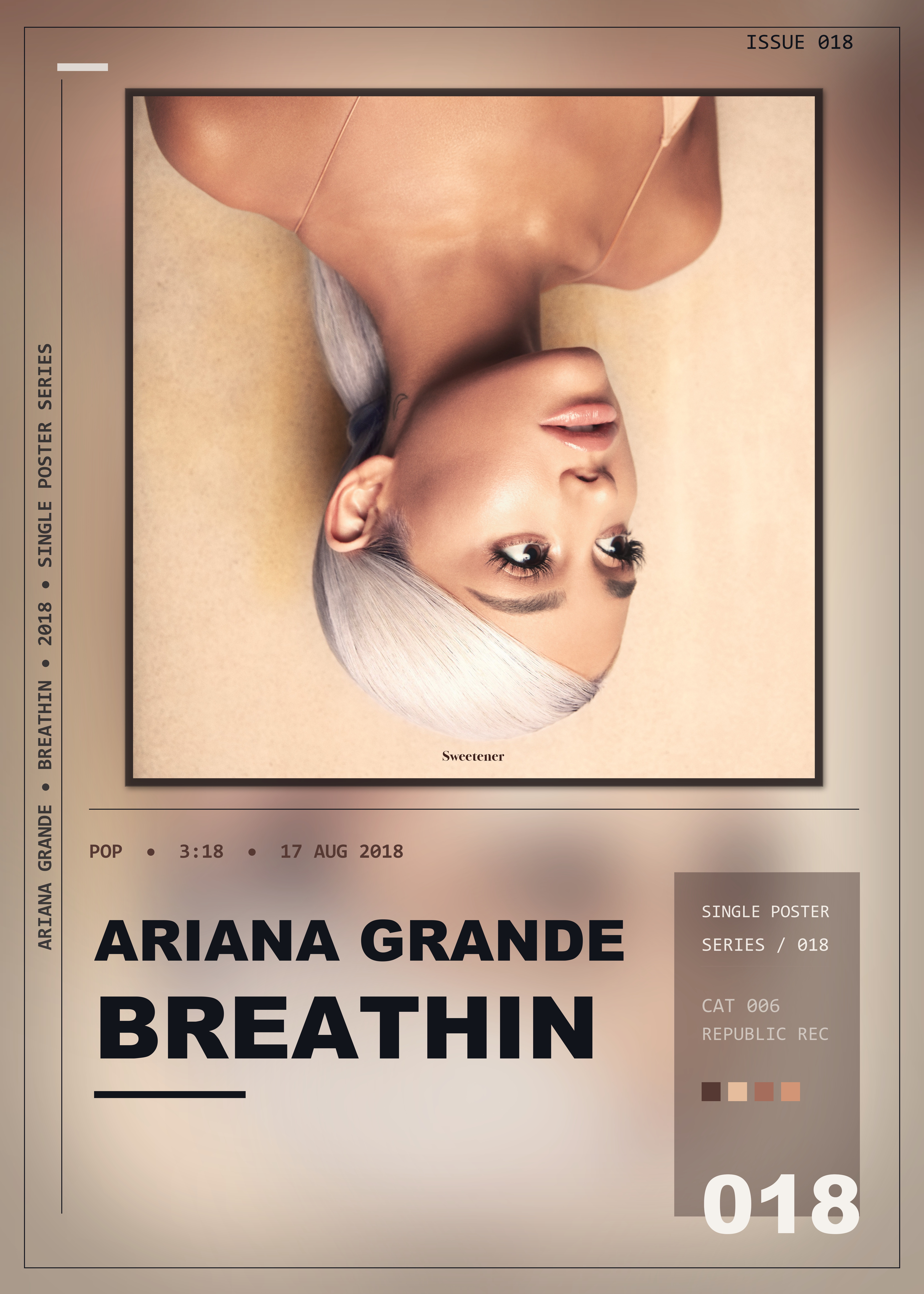 Music poster: Ariana Grande - breathin