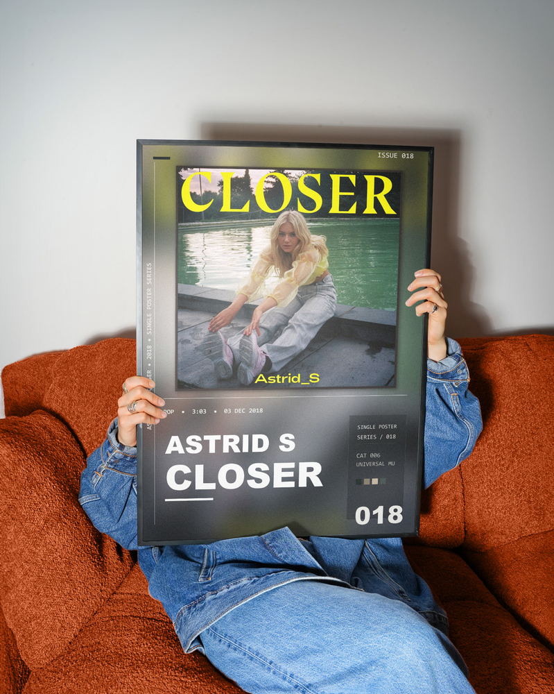 Music poster: Astrid S - Closer