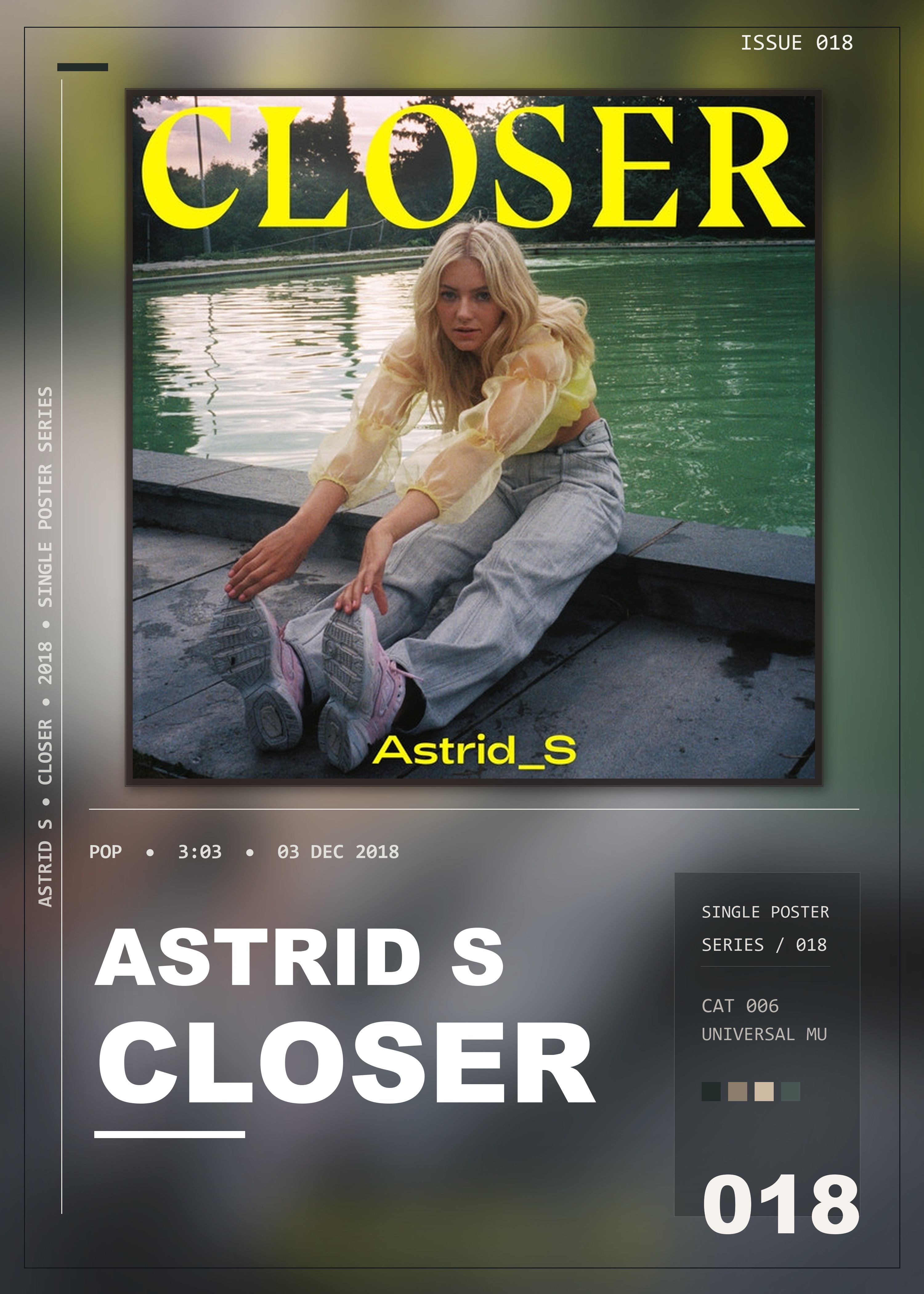 Music poster: Astrid S - Closer
