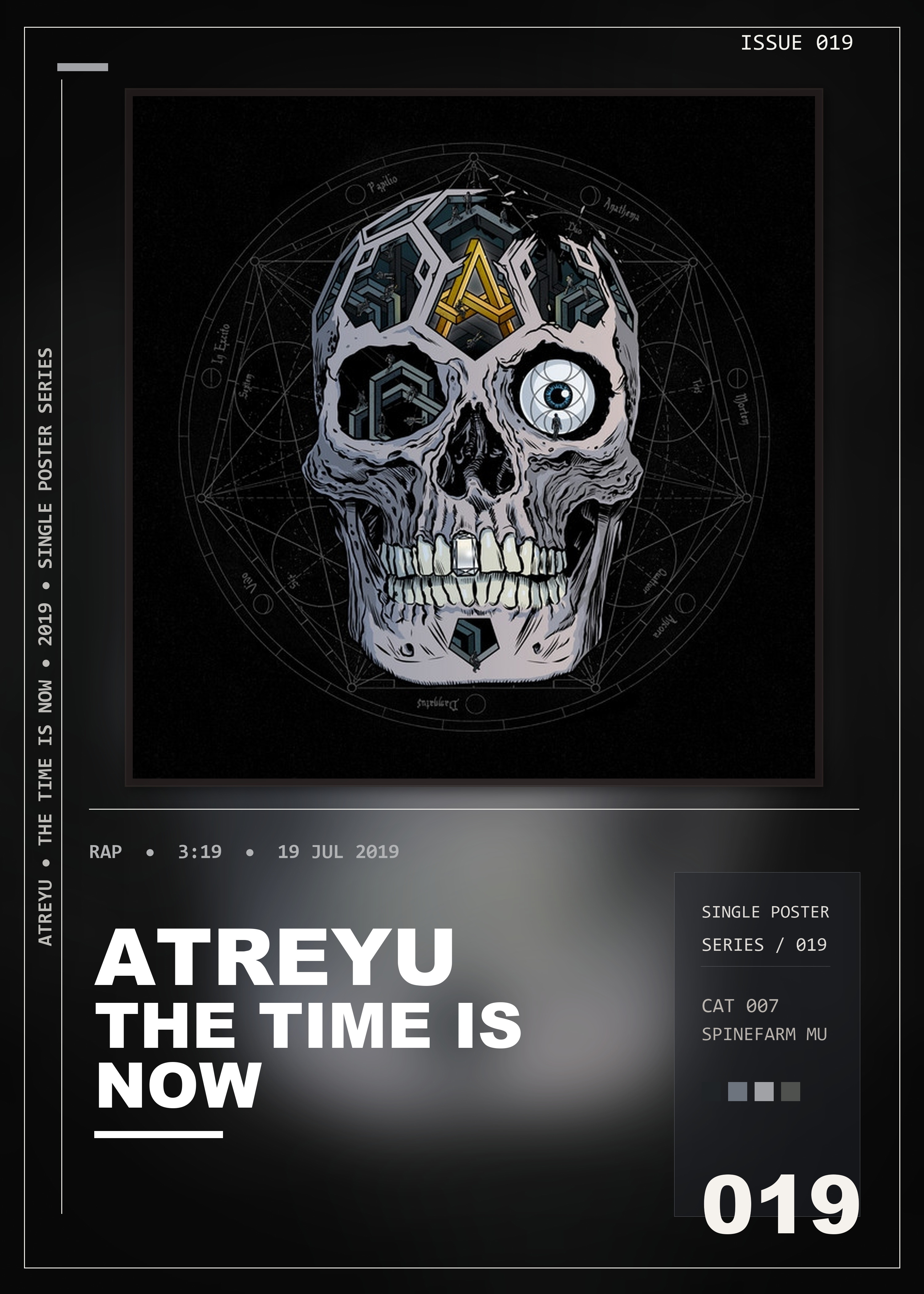 Music poster: Atreyu - The Time Is Now
