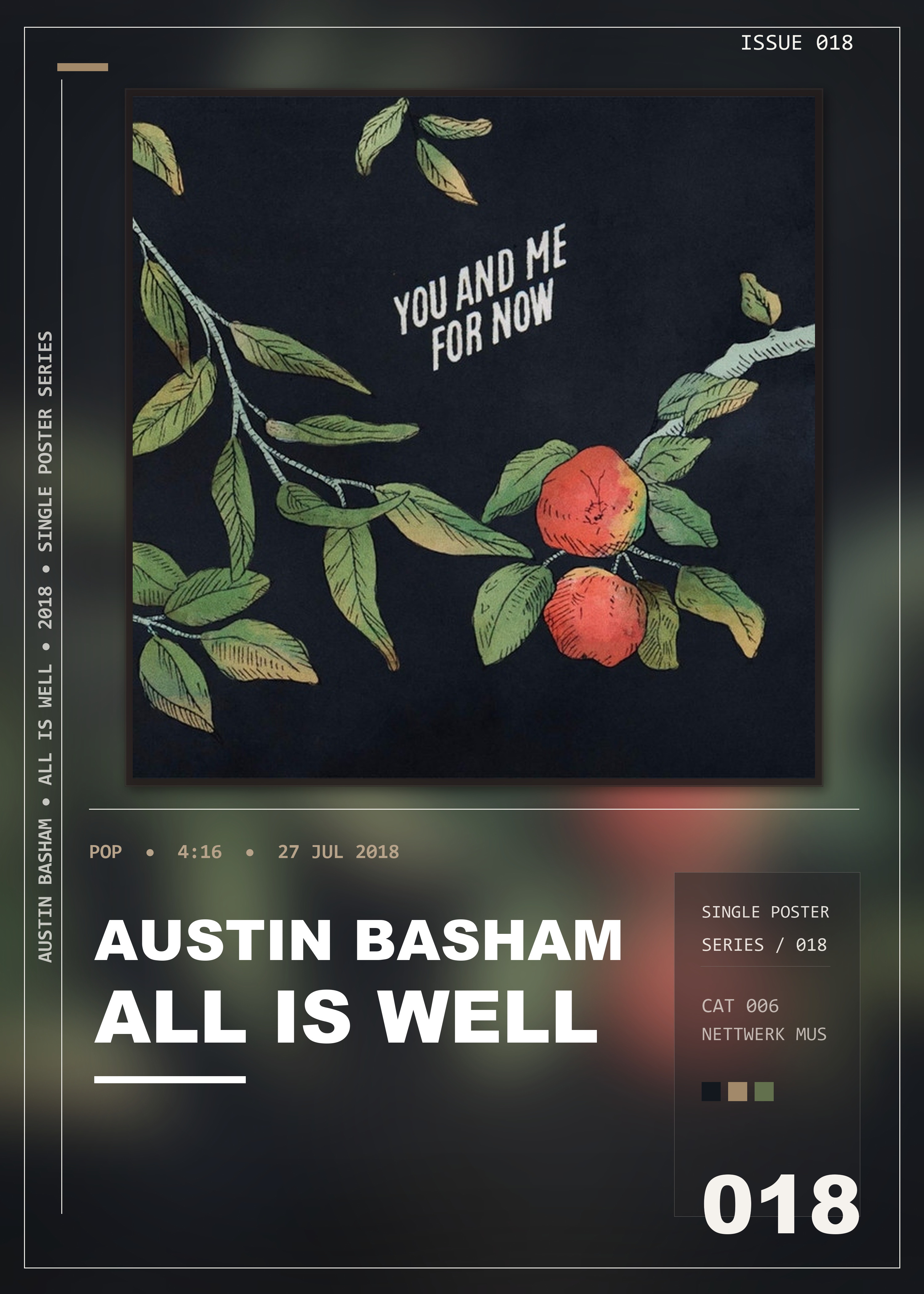 Music poster: Austin Basham - All Is Well