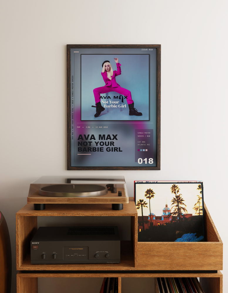 Music poster: Ava Max - Not Your Barbie Girl