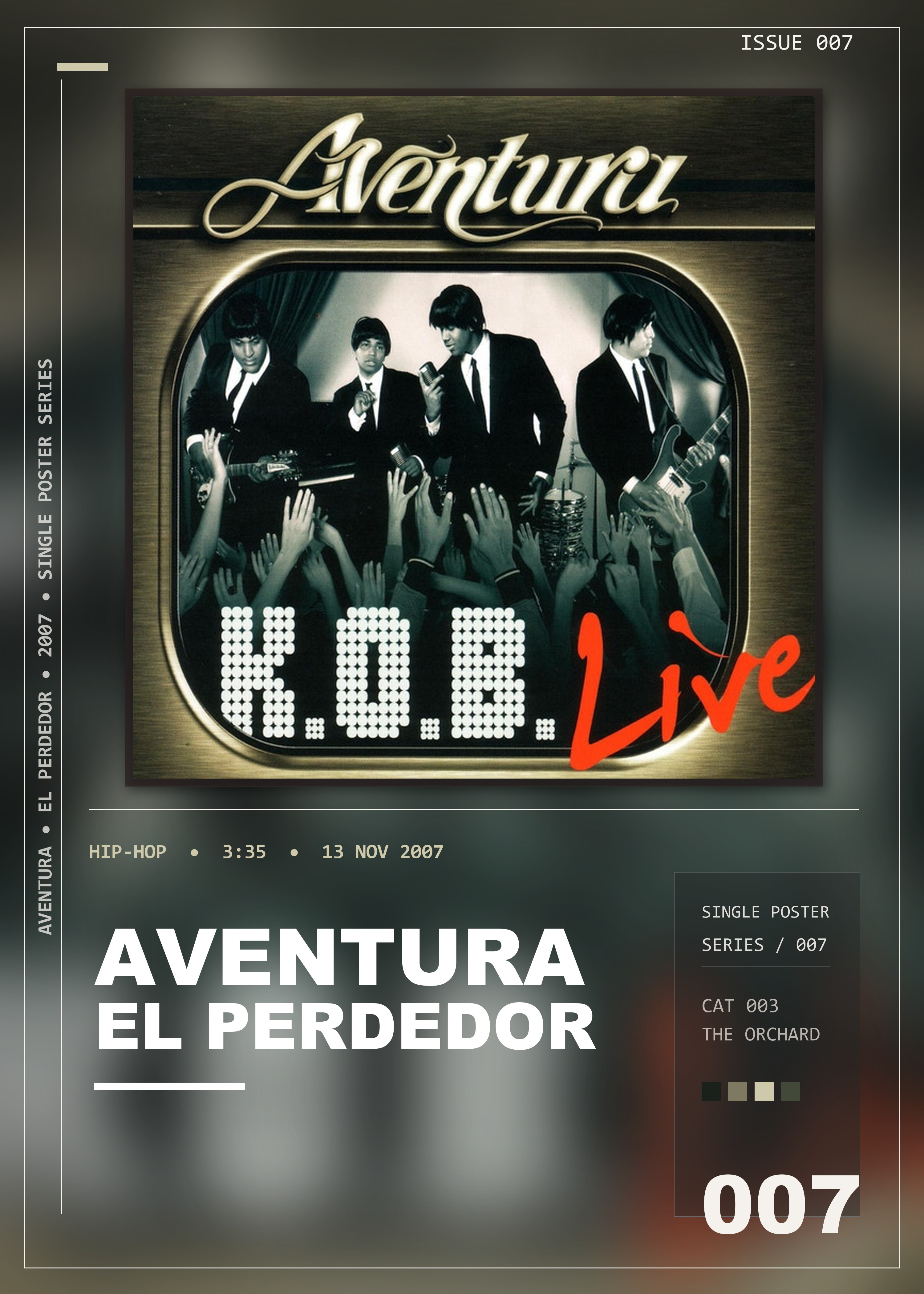 Music poster: Aventura - El Perdedor