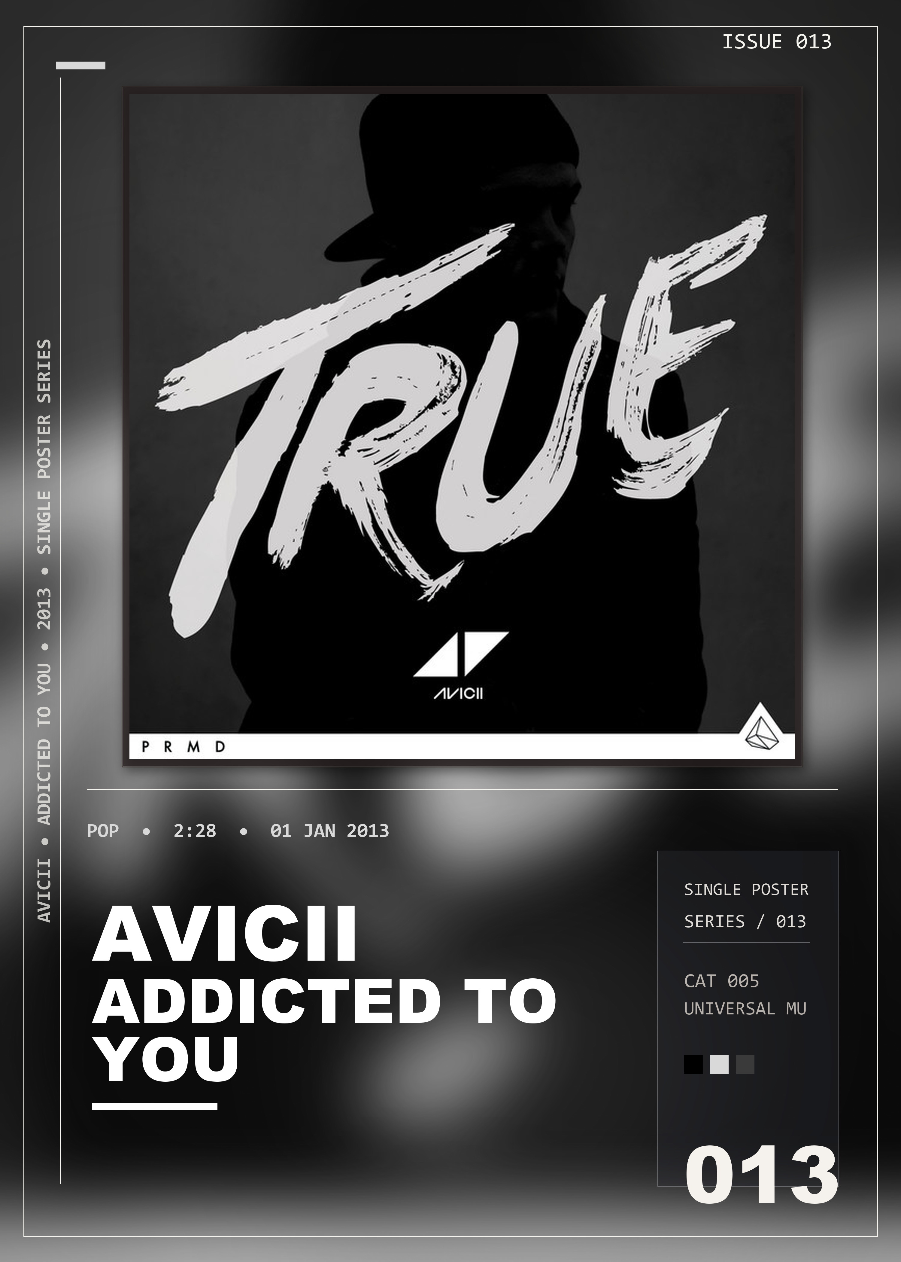 Music poster: Avicii - Addicted To You